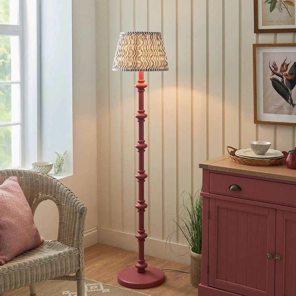 Nivara Ripple Floor Lamp In Various Finishes B22 - Image 58