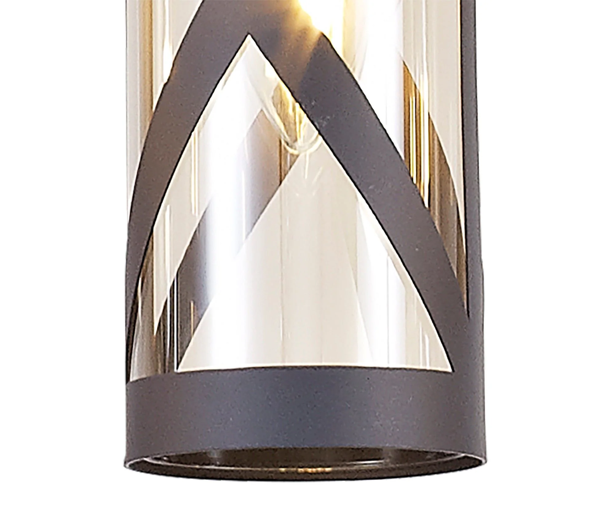 Nivea 3 Light Round Pendant E14, Oiled Bronze/Matt Grey/Polished Chrome/Cognac - Image 6