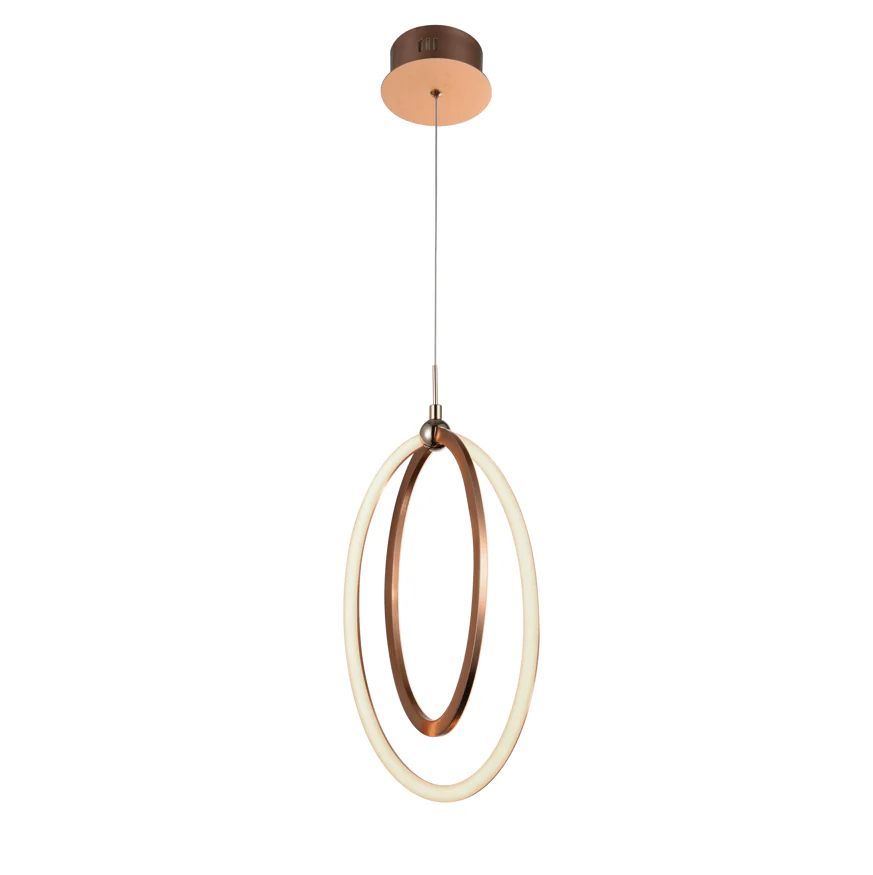 Ocellis LED Hanging Ceiling Light, Rose Gold