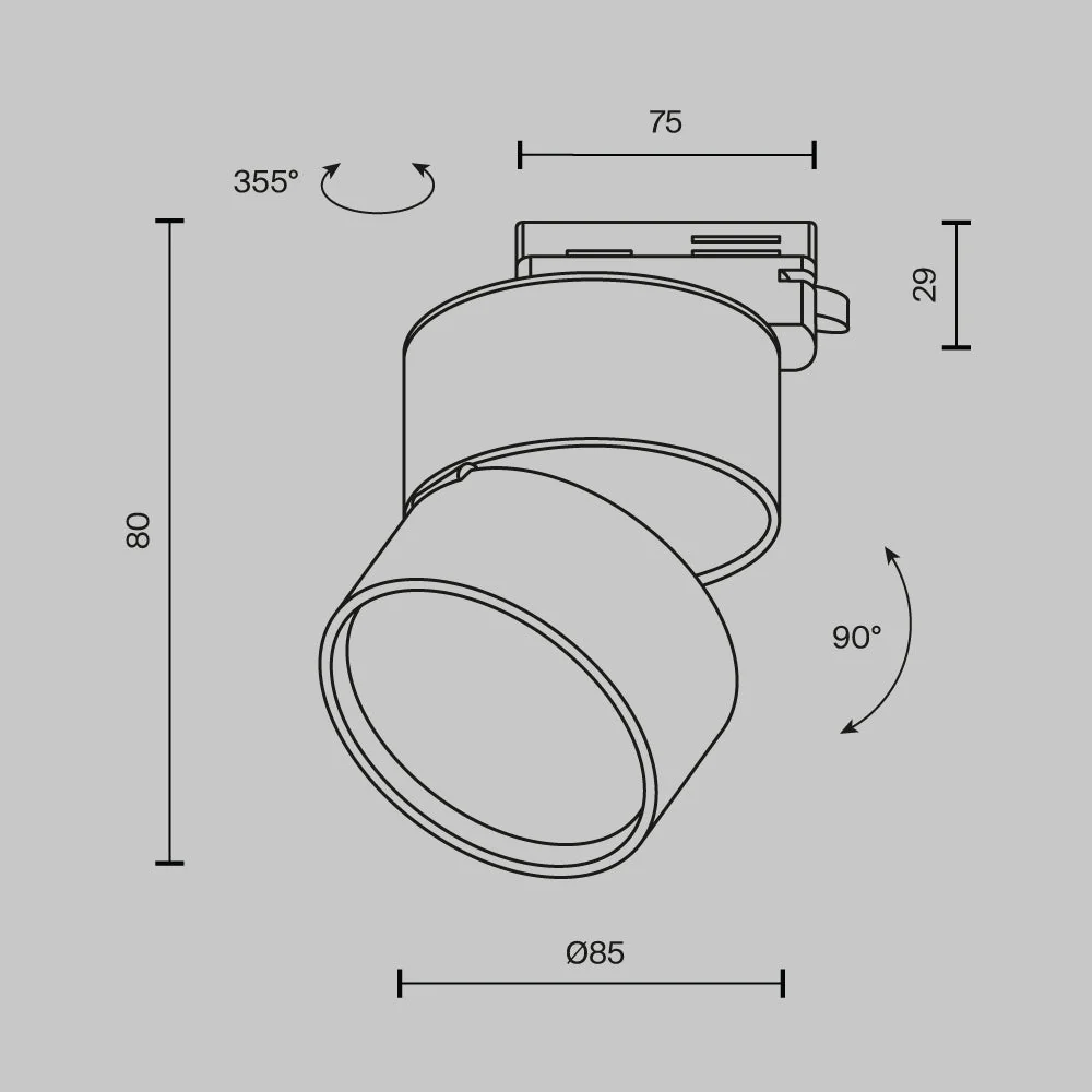 ONDA Unity Track Lighting -Integrated LED - Image 70