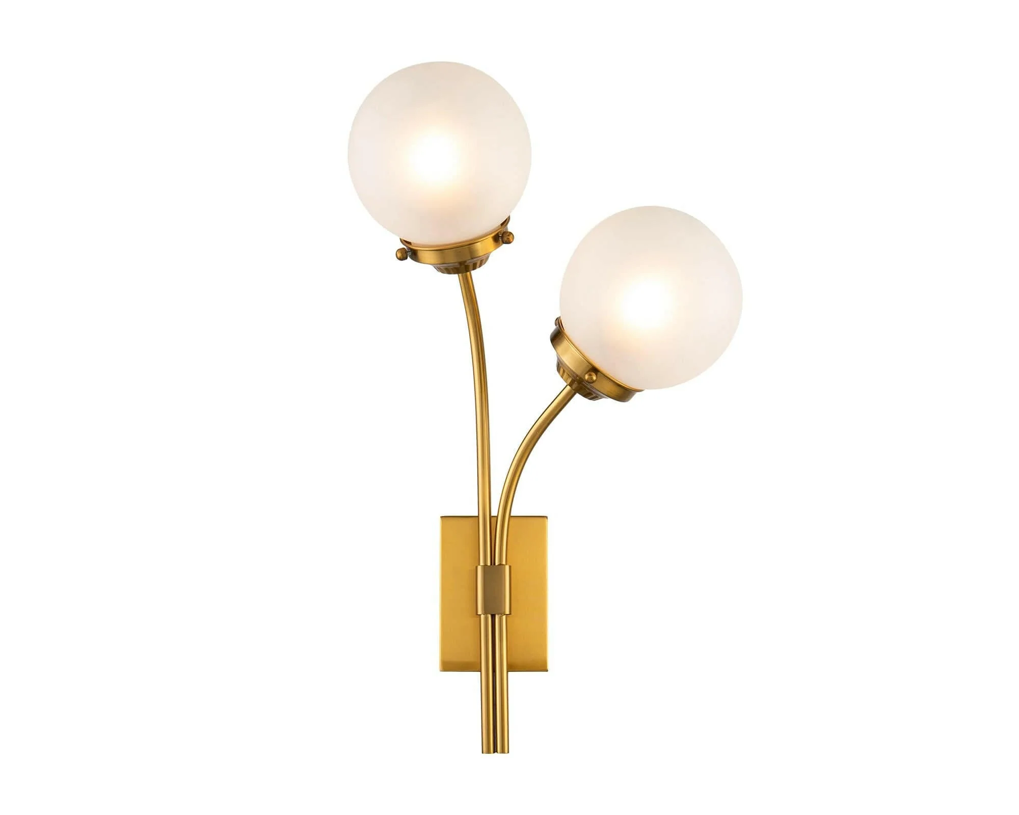 Opal Wall Lamp (a set of two) Frosted Glass - Image 2