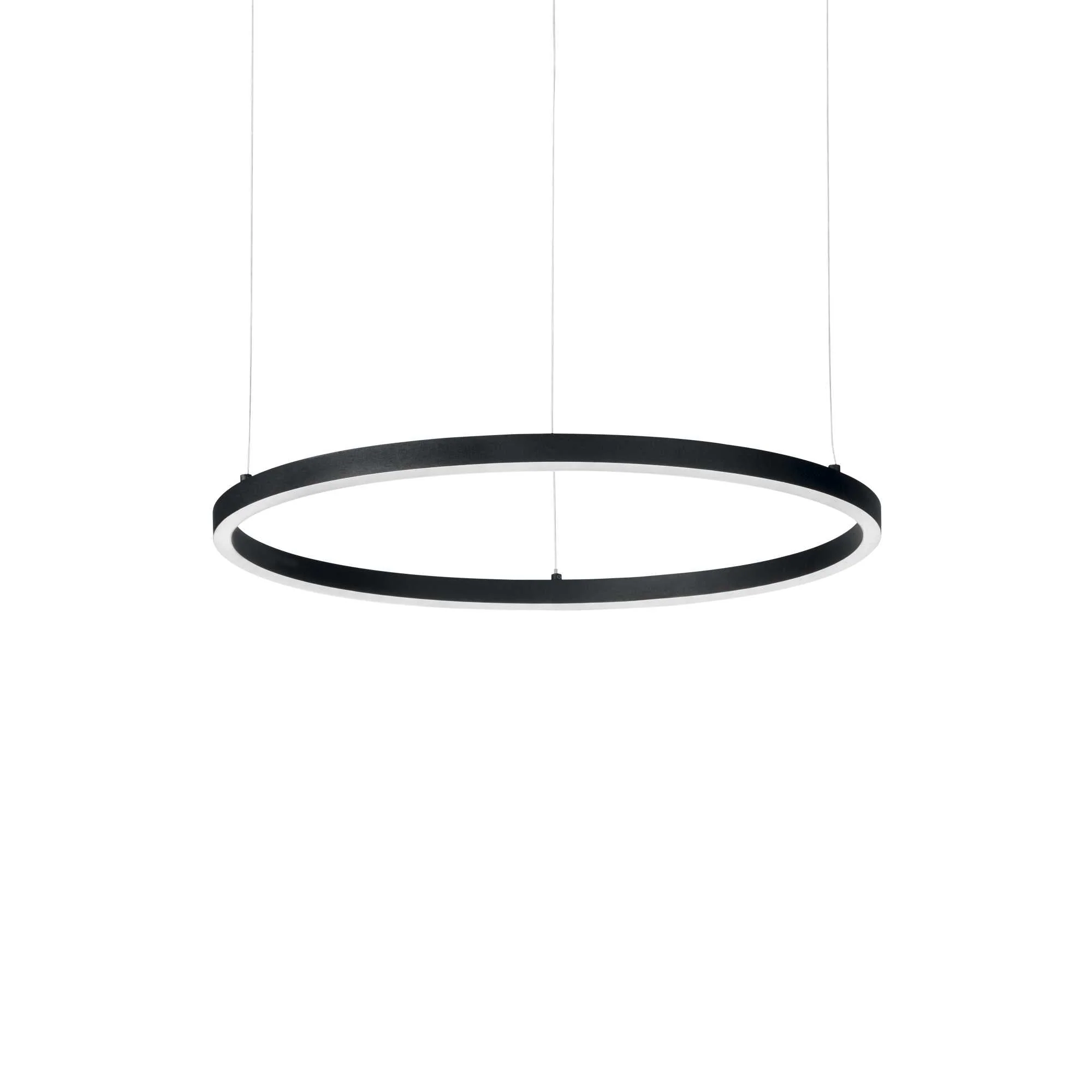 Oracle Centre Ceiling Light - White/Black Finish