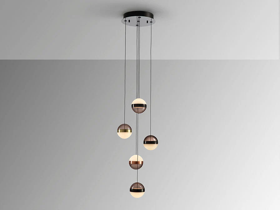 Orbes - Lamp 5/13L  Black/Copper/Brass Ip20 Integrated Led Dimmable