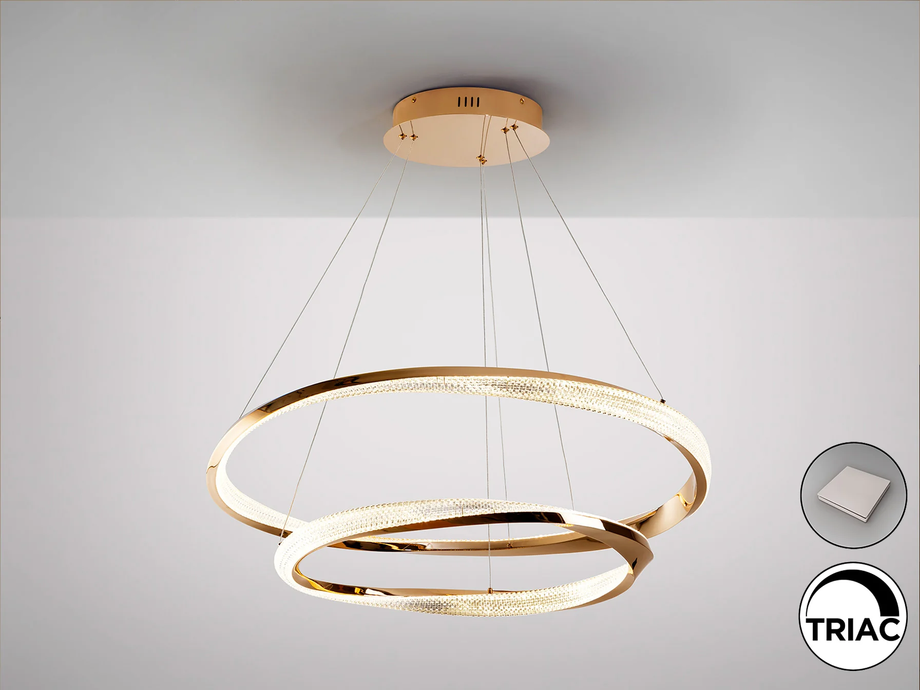 Orbitas Ceiling Light - Gold - Image 3