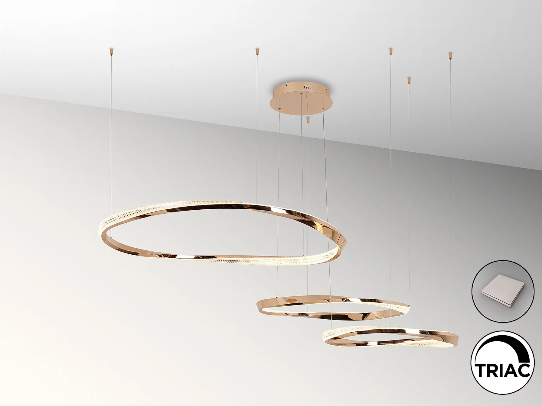 Orbitas Large Ceiling Light - Gold