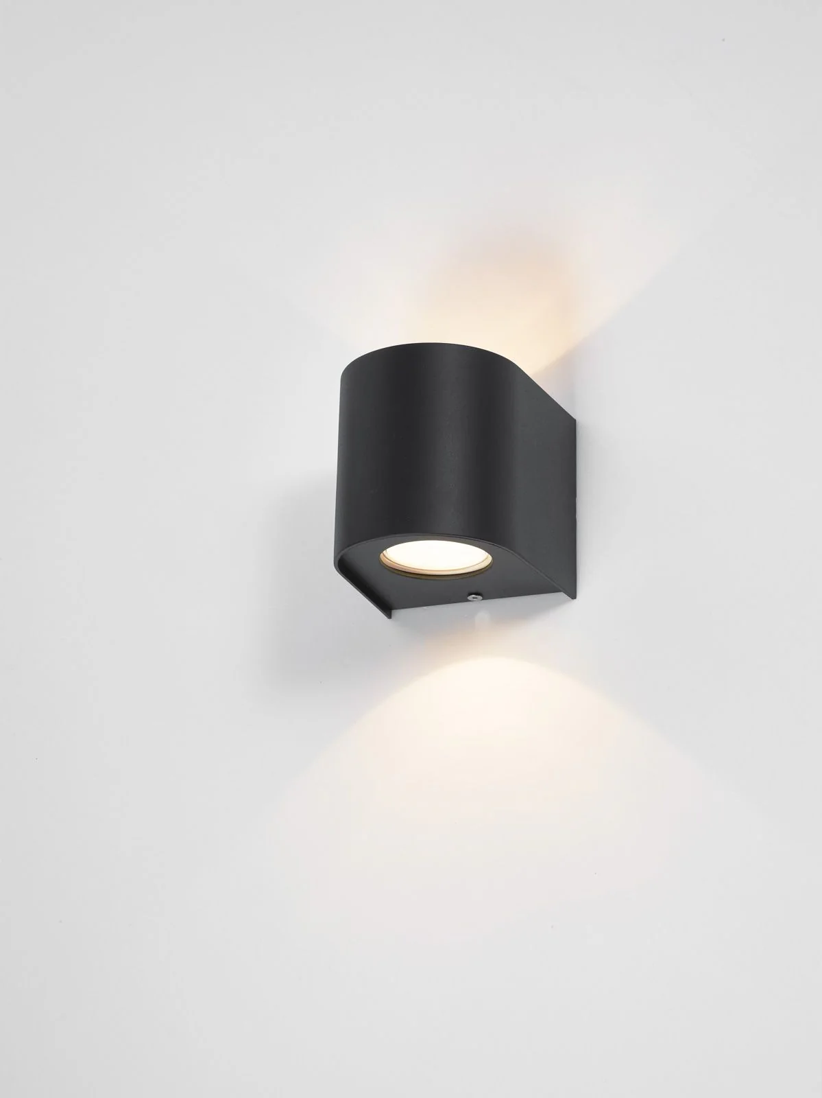 Orville 2 Light LED IP44 Outdoor Wall Light-  Matt Black - Image 2
