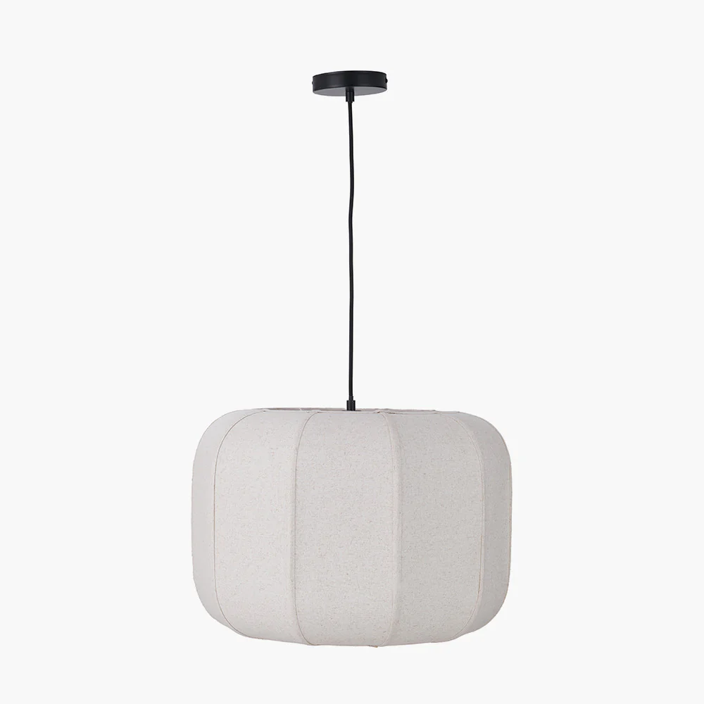 Oscar Natural Linen Pendant