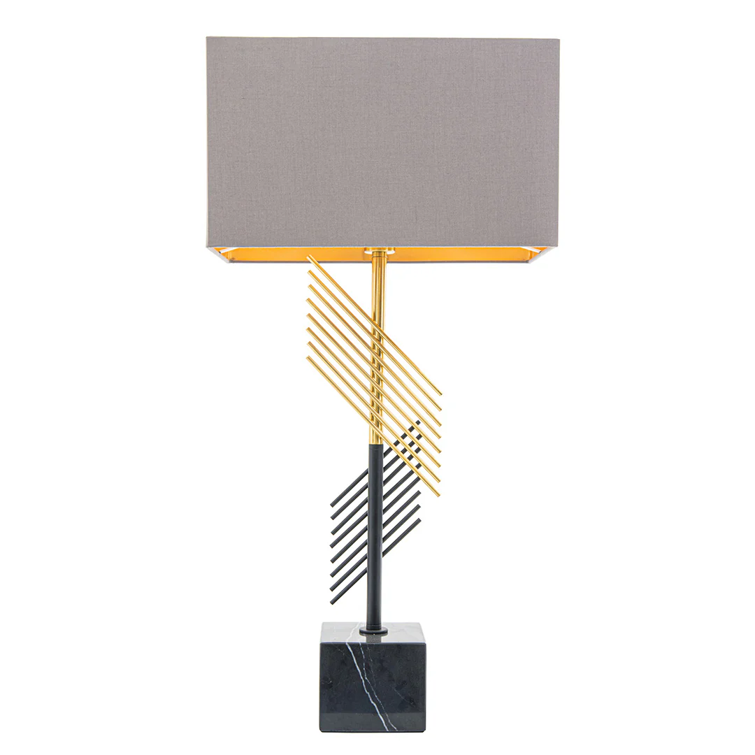Otis Table Lamp - Black/White