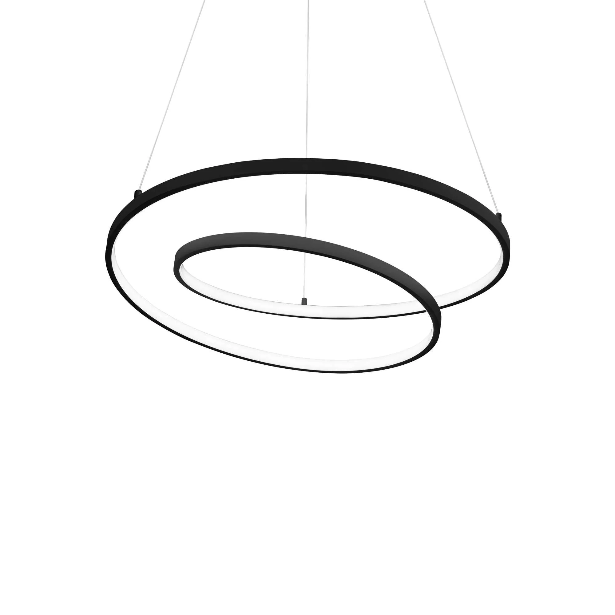 OZ LED Ceiling Light Fitting - White/Black/Brass Finish - Image 5