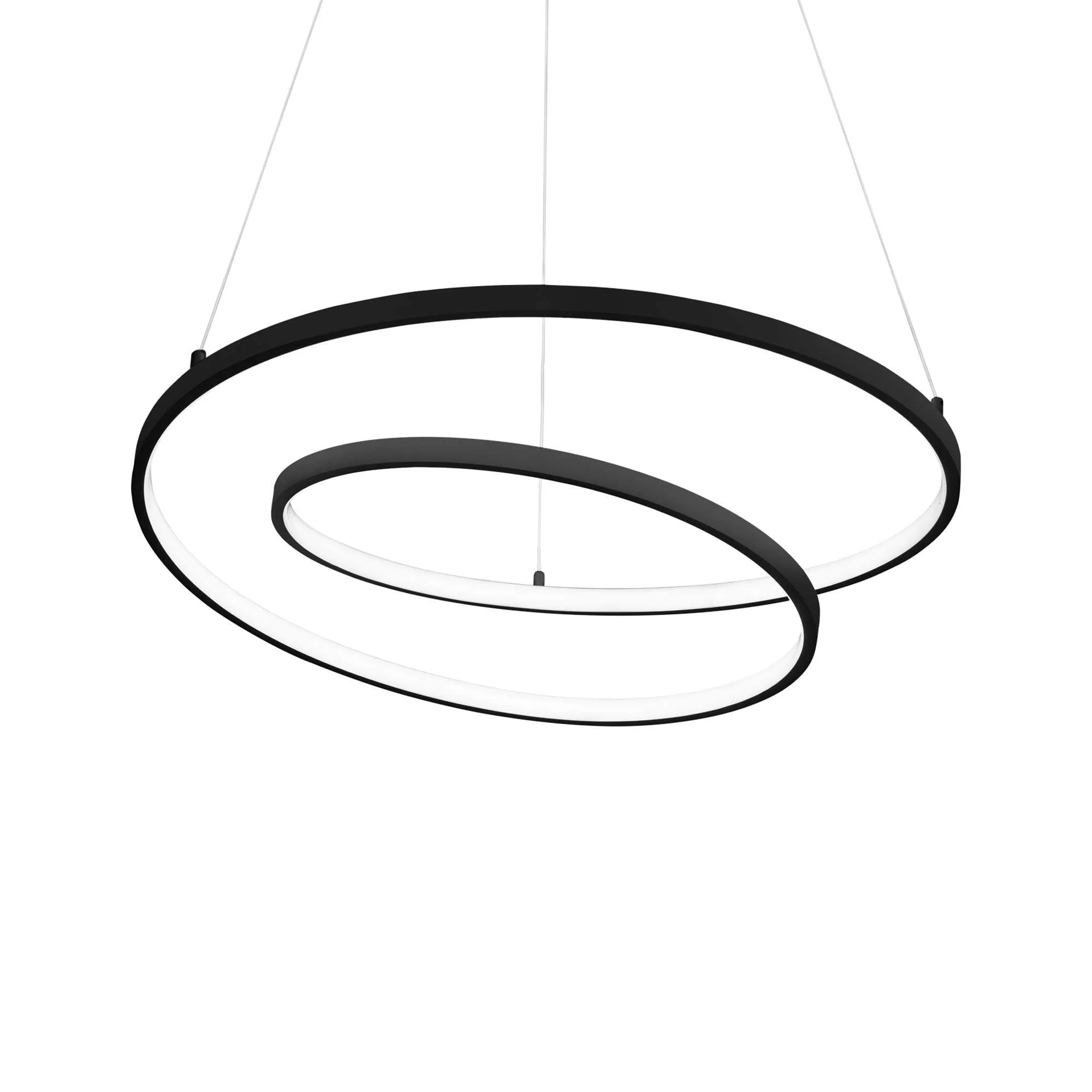 OZ LED Ceiling Light Fitting - White/Black/Brass Finish - Image 8