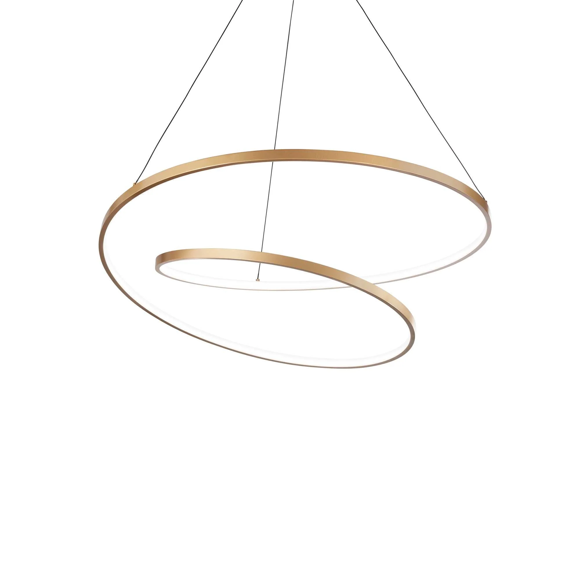 OZ LED Ceiling Light Fitting - White/Black/Brass Finish - Image 9