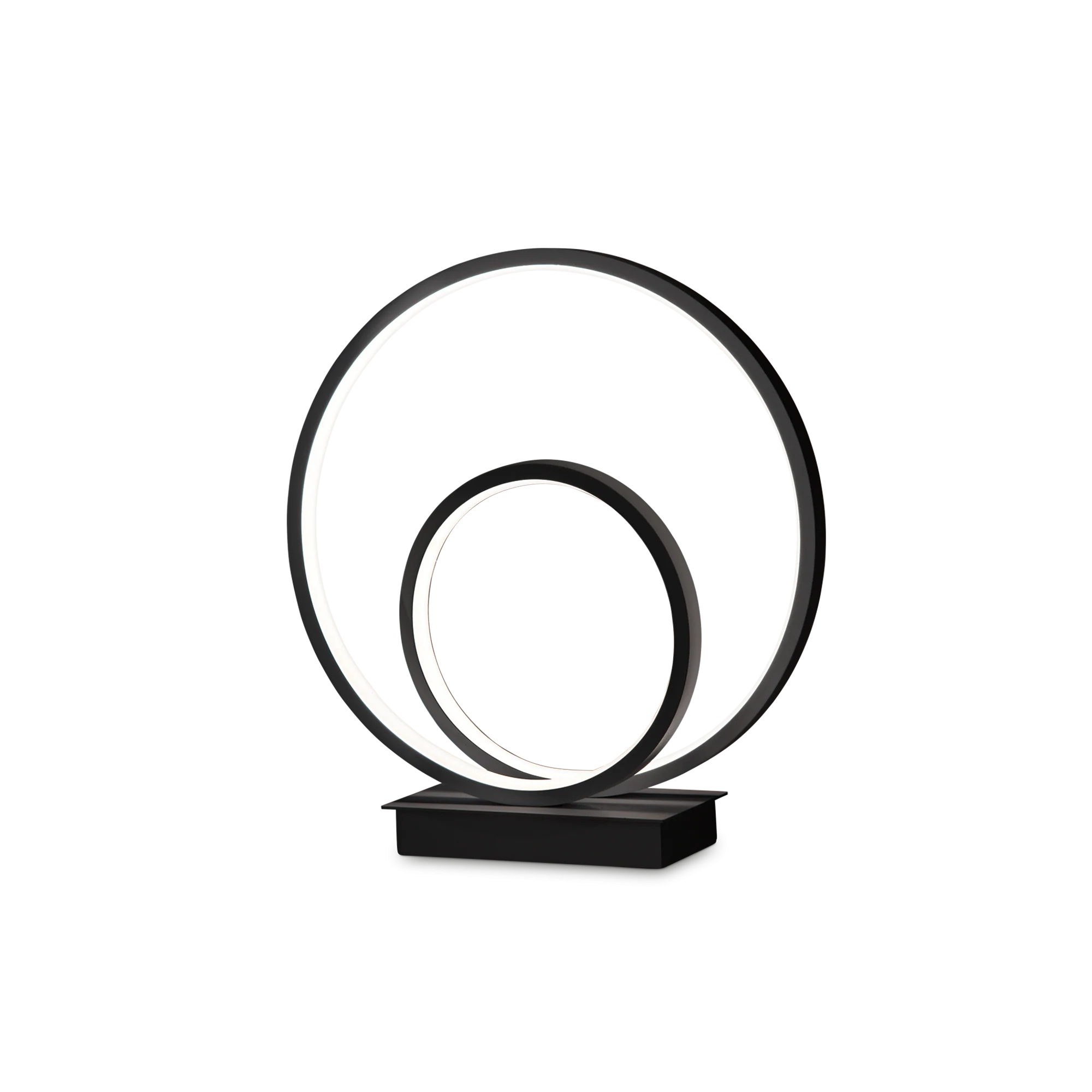Oz LED Table Lamp - White/Black/Brass - Image 4