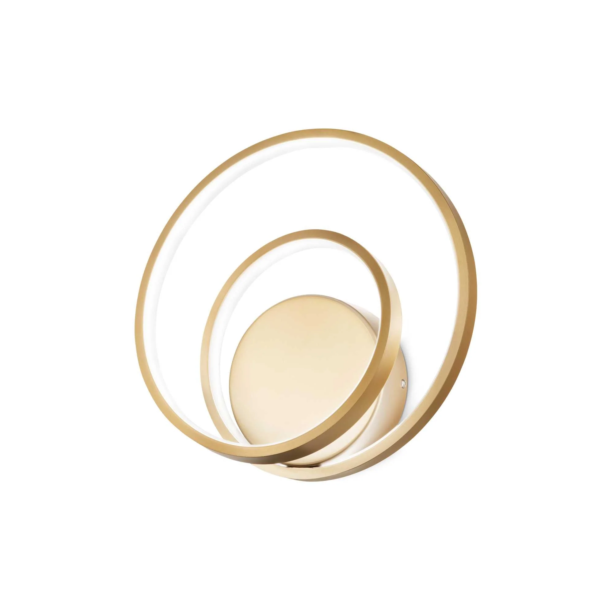 Oz Wall Light Fitting - White/Black/Brass Finish - Image 3