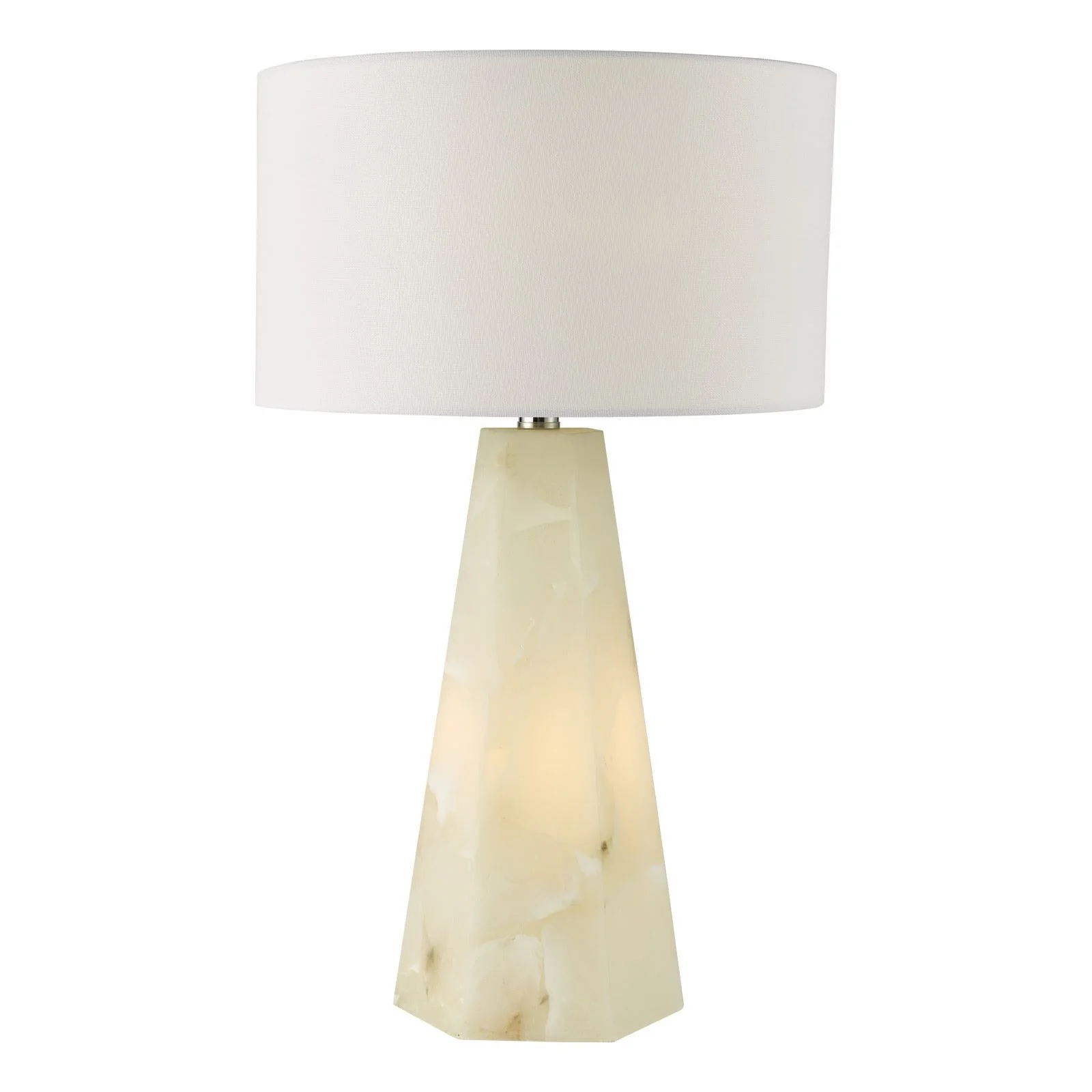 Paget Table Lamp- White With Shade