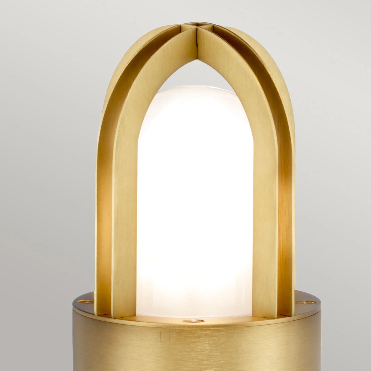 Paignton Small/Large Bollard –  Brass/Silver Finish - Image 2
