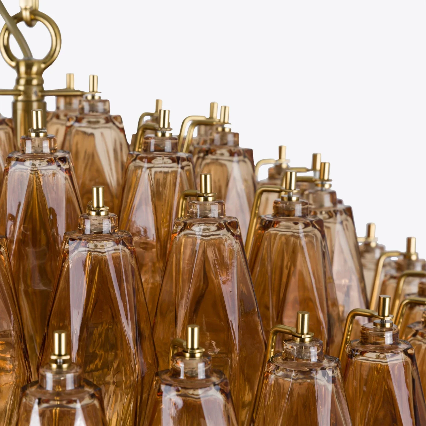 Pallina Chandelier - Amber/ Clear Finishes - Image 9