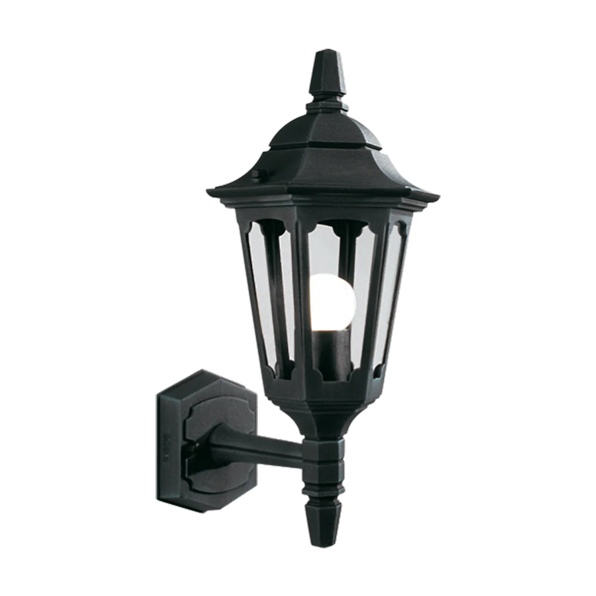 Parish Small/Large & Up/Down Wall Lantern - Black Finish