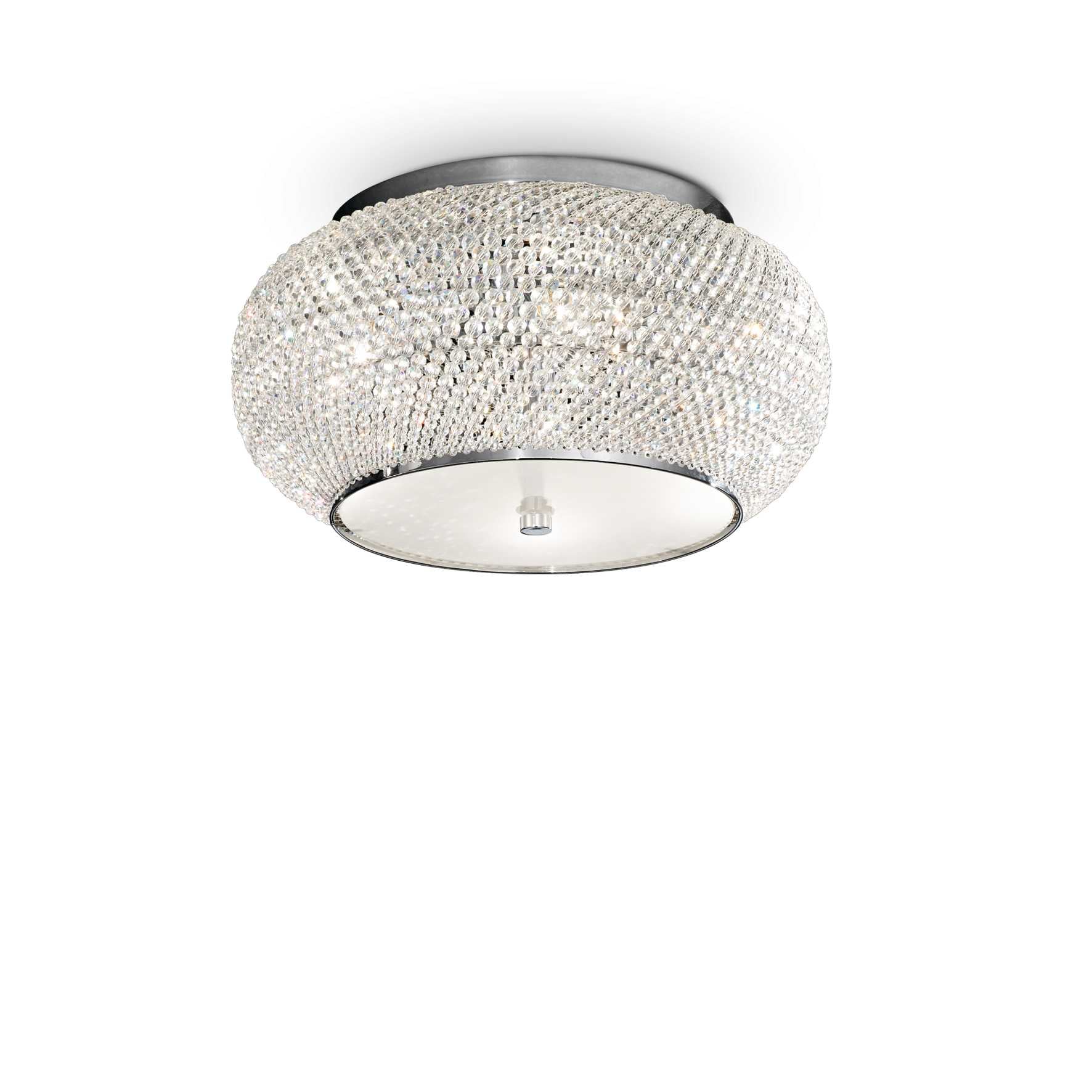 Pasha Flush Crystal Light - Chrome/Gold Finish