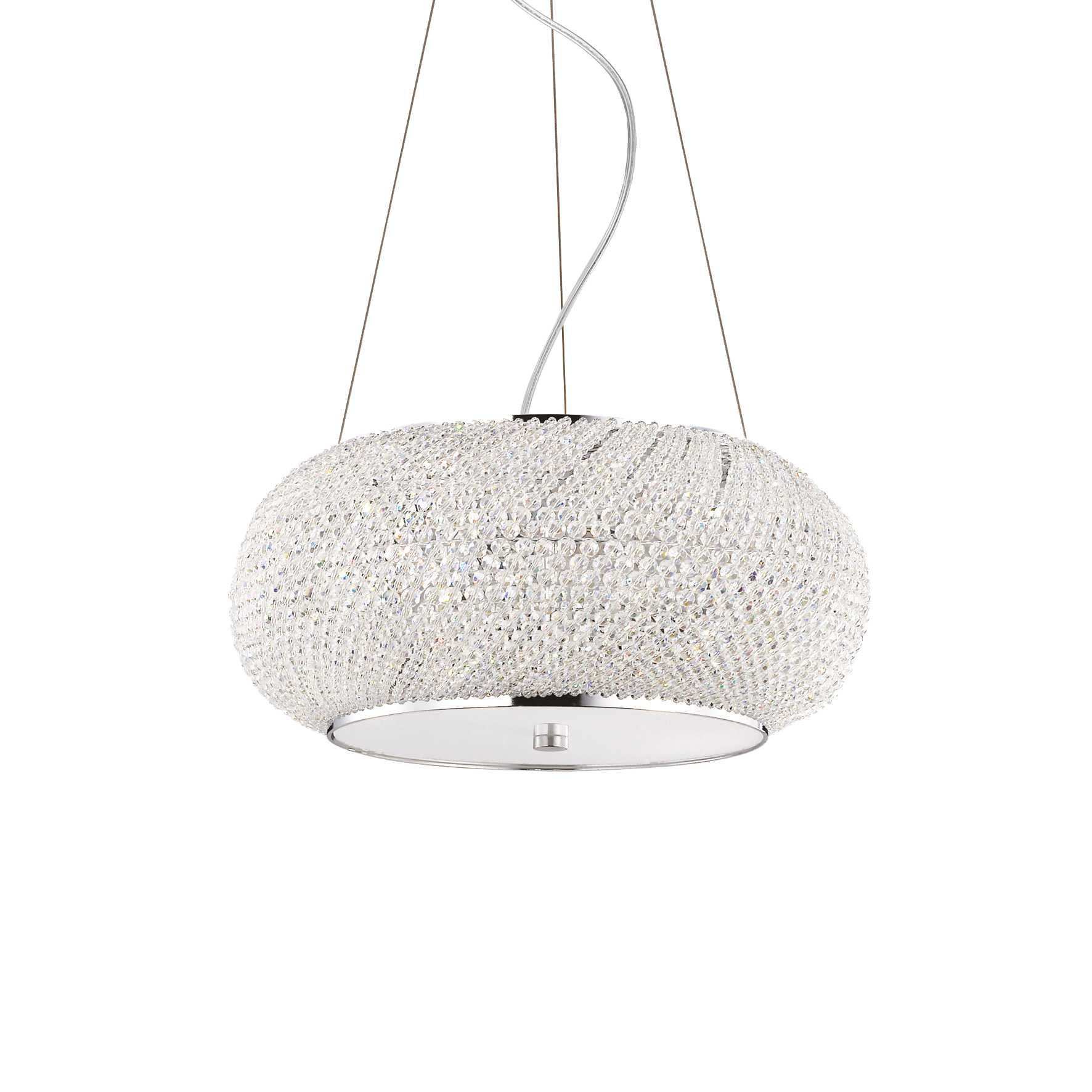 Pasha Centre Ceiling Light Fitting - Chrome/Gold Finish