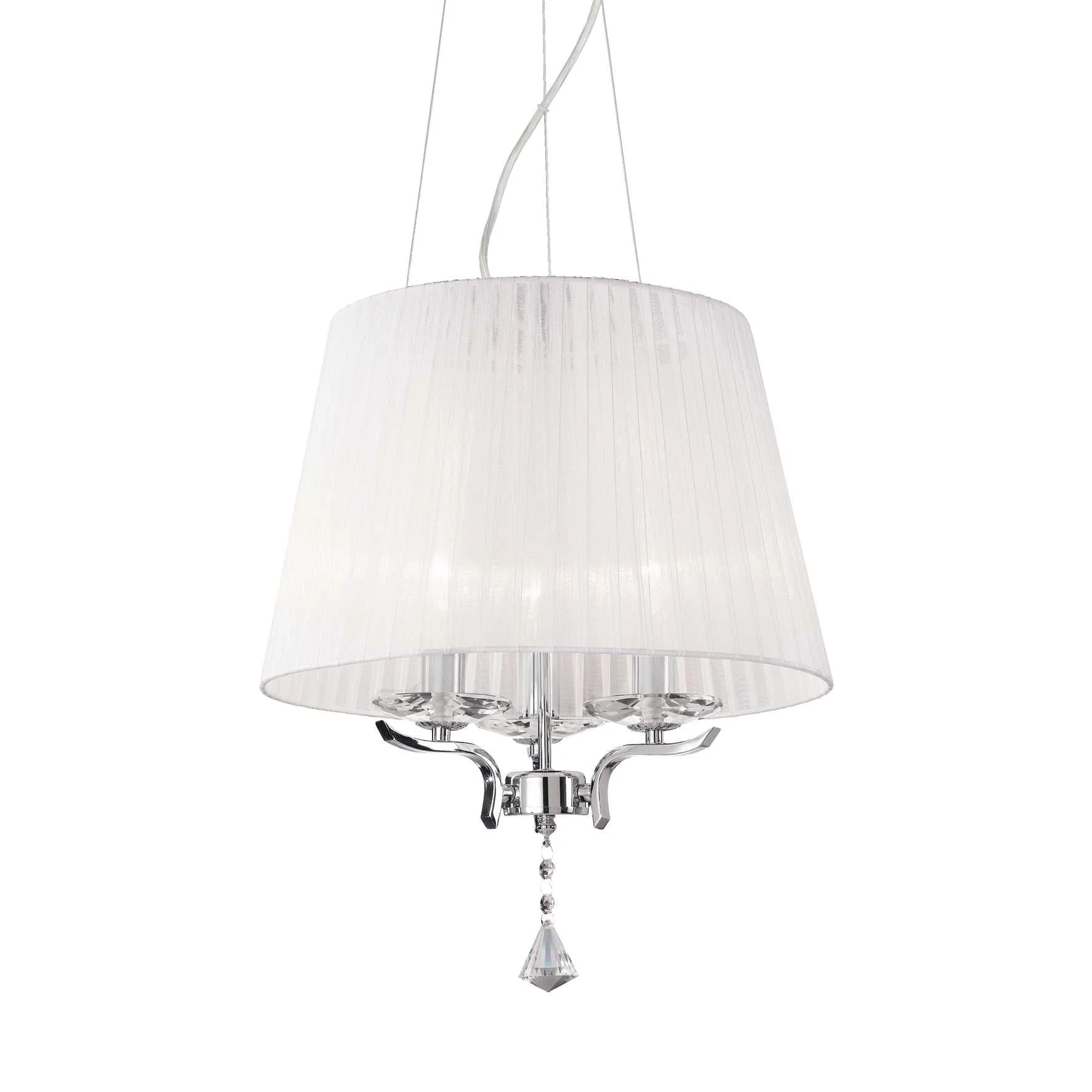 Pegaso Hanging Shade Light - Brass/Chrome Finish