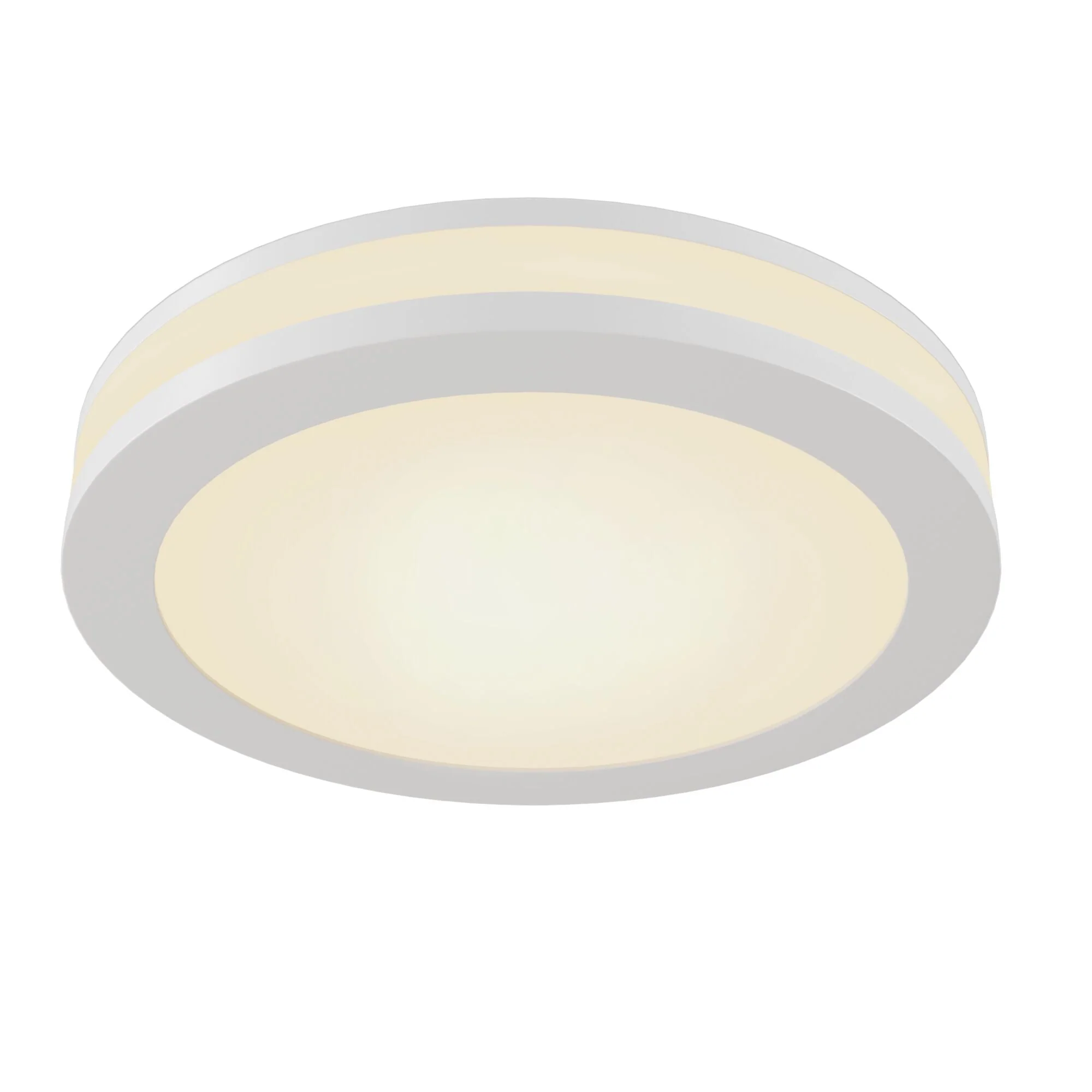 Phanton Rectangle/Round LED Flush Ceiling Light - Black/White Finish