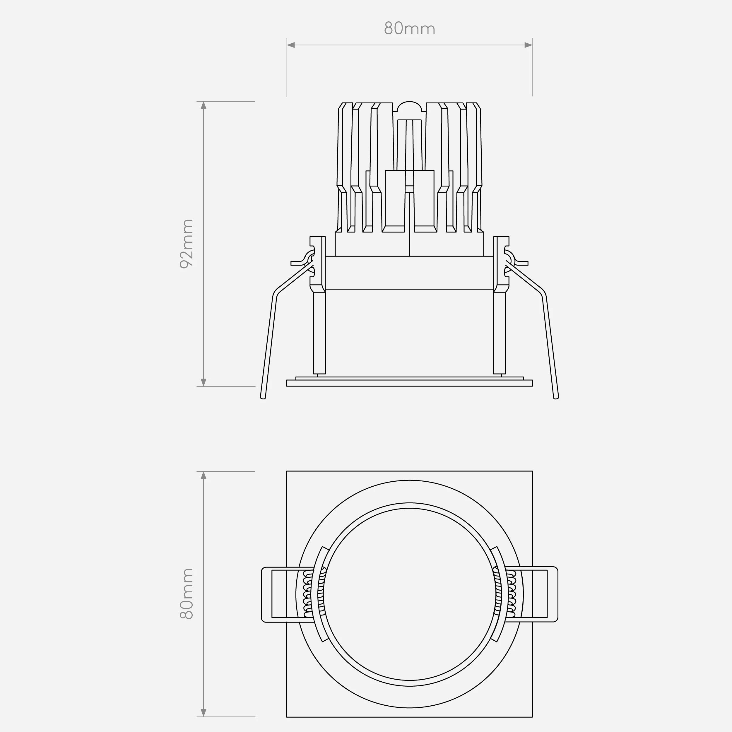 Pinhole PRO Square Fixed IP65 - Fully Customizable - Image 5