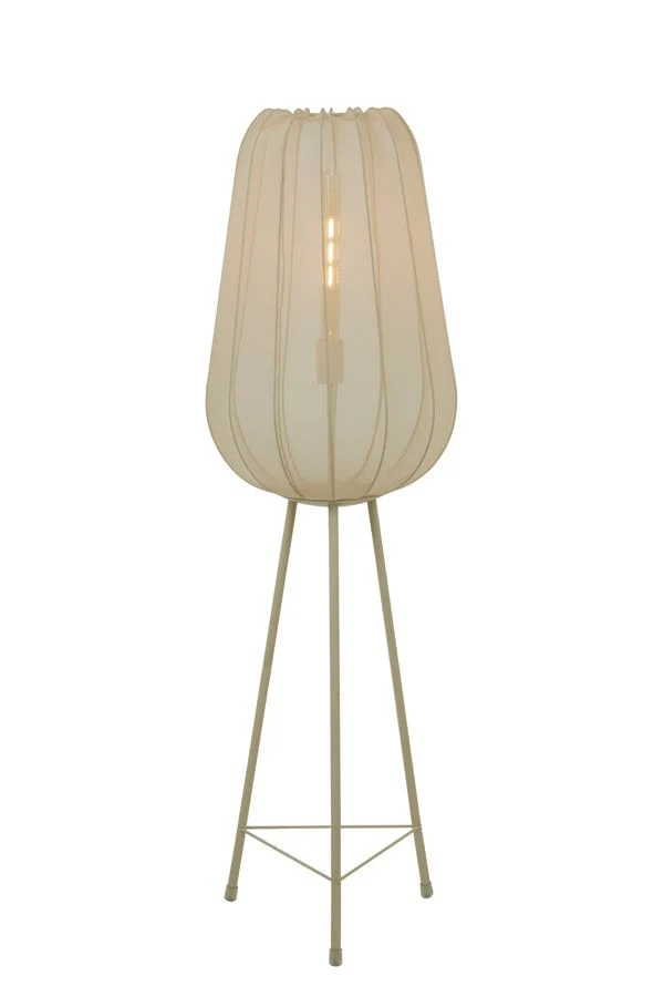 Plumeria Floor Lamp Tripod - Sand/Black Finish