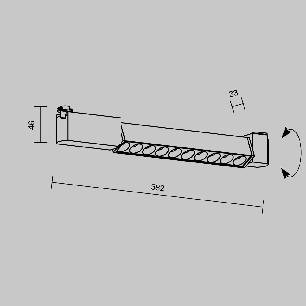 Points Rot Unity Track Lighting -Integrated LED - Image 24