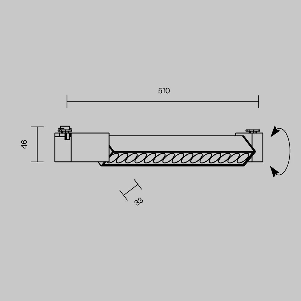 Points Rot Unity Track Lighting -Integrated LED - Image 51