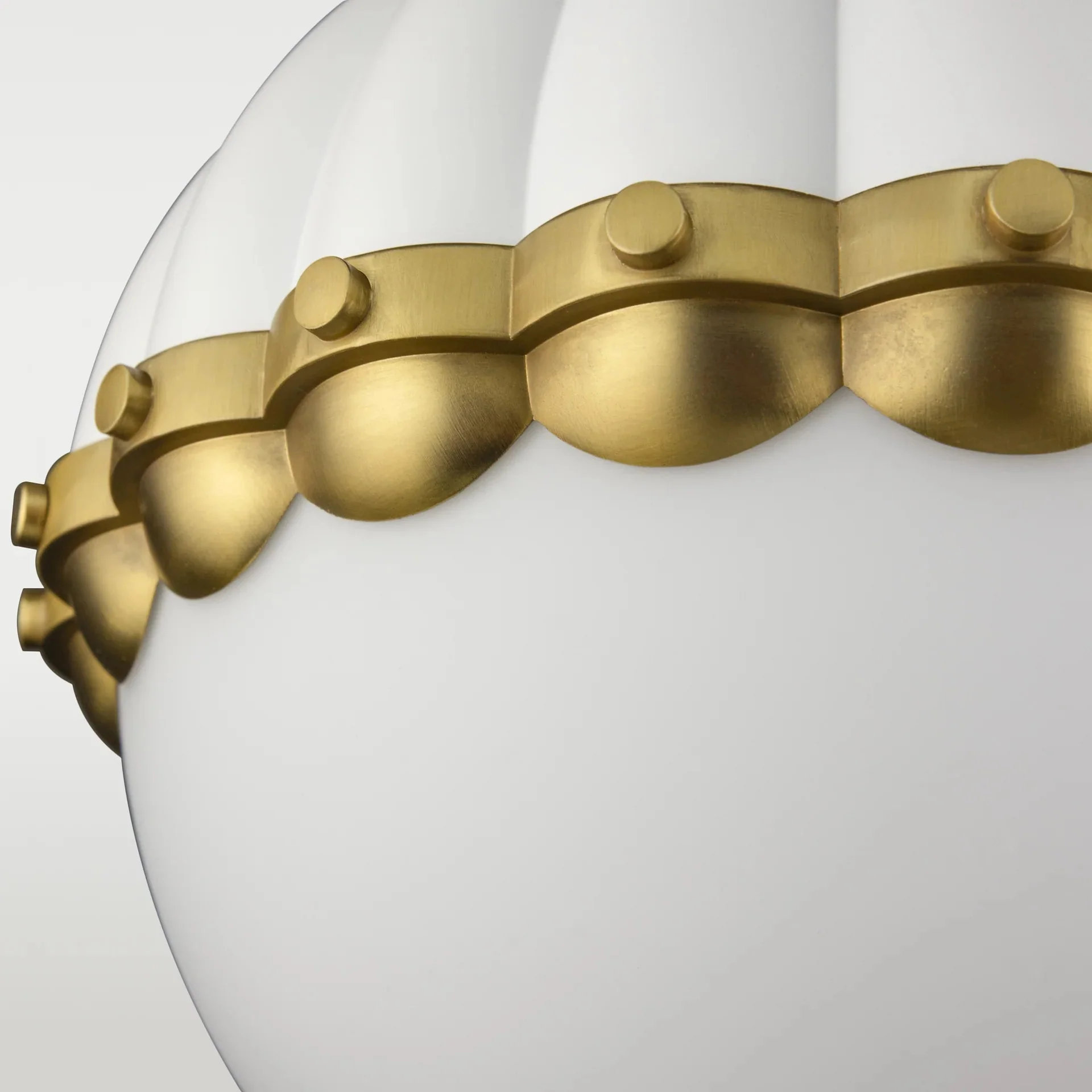 Pralines White/Black/Brass Pendant - Image 5