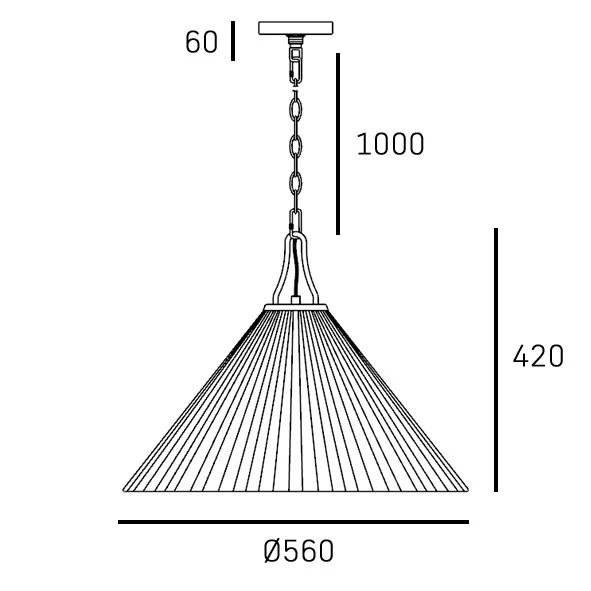 Providence Pendant Light- Brushed Brass - Image 2