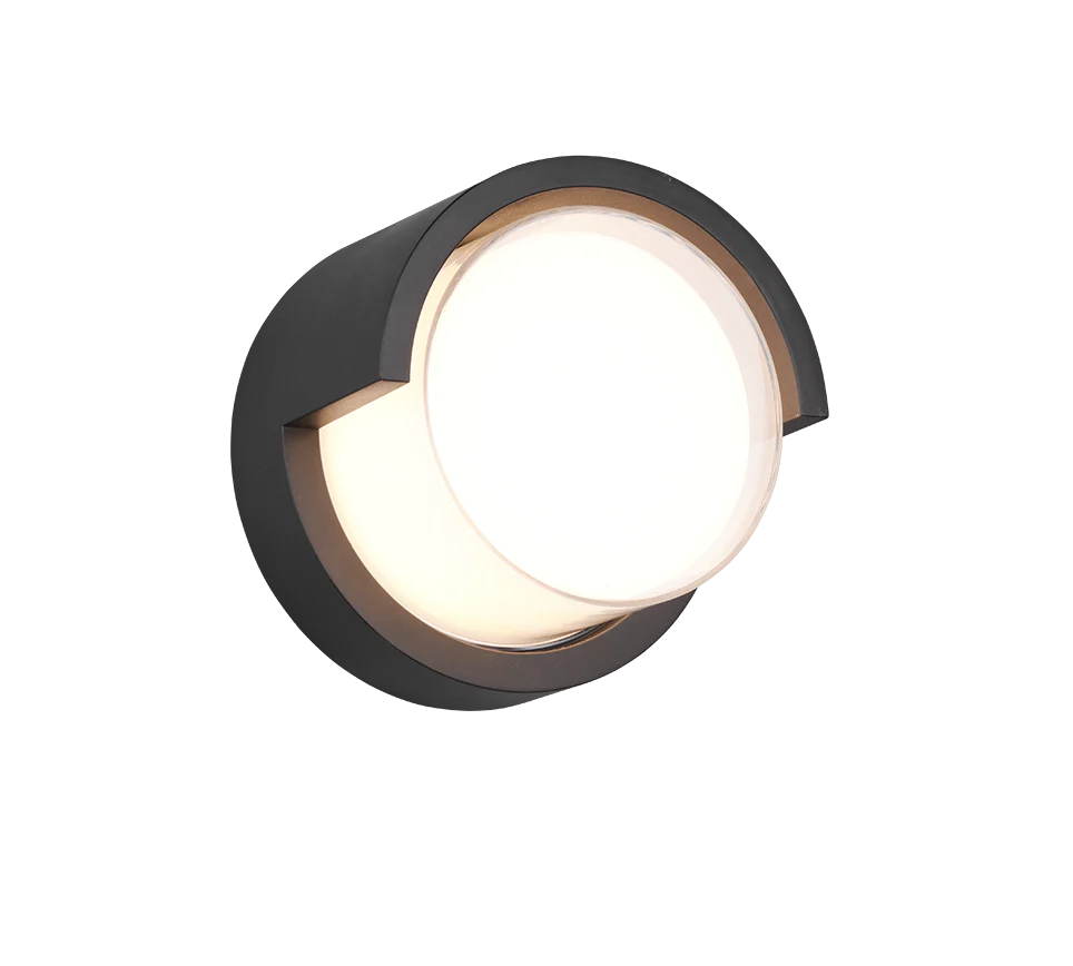 Puno Black Matt  IP54 Outdoor Led Light