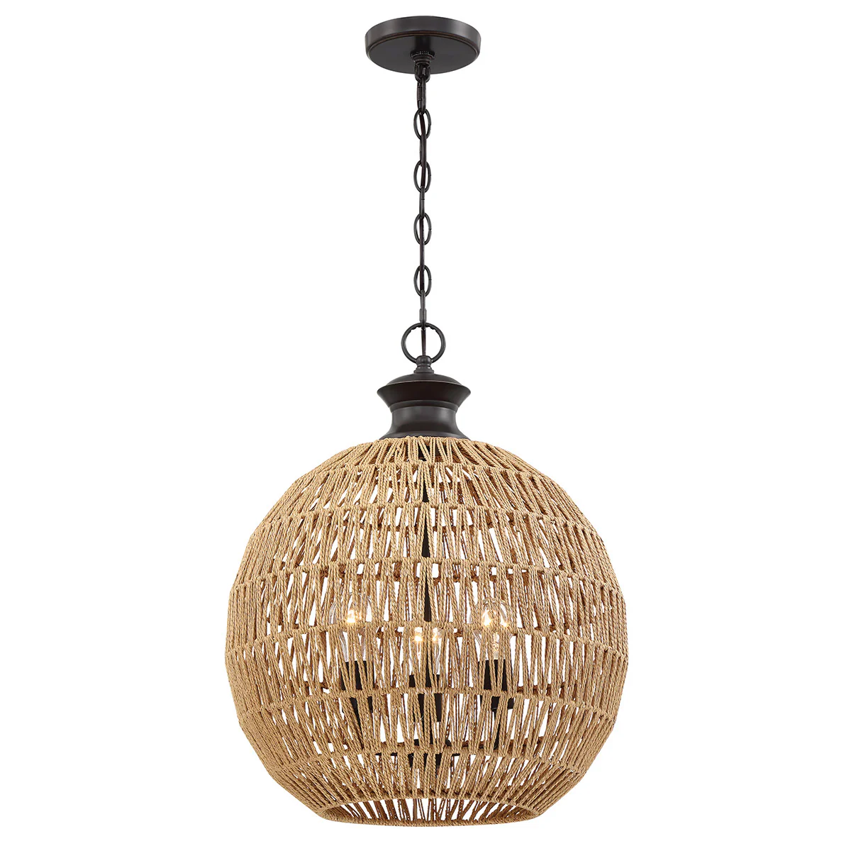 Quoizel Casablanca 3lt Pendant - Palladian Bronze