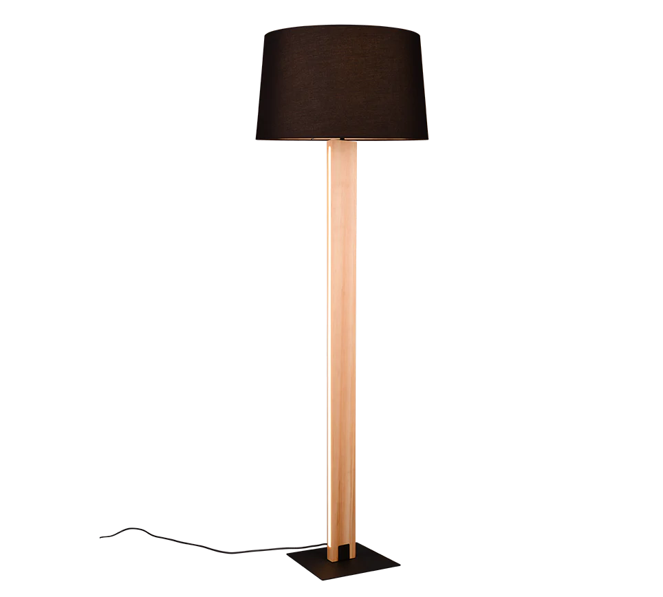 Rahul Classic Floor Lamp - Black