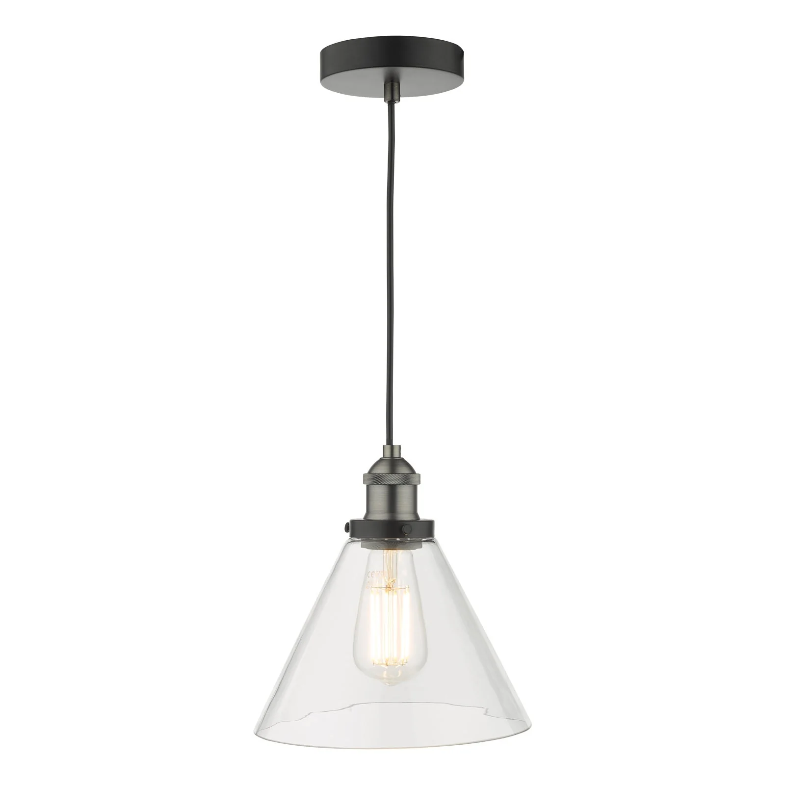 Ray 1 Light Pendant -  Antique Brass/Antique Nickel Finish - Image 8
