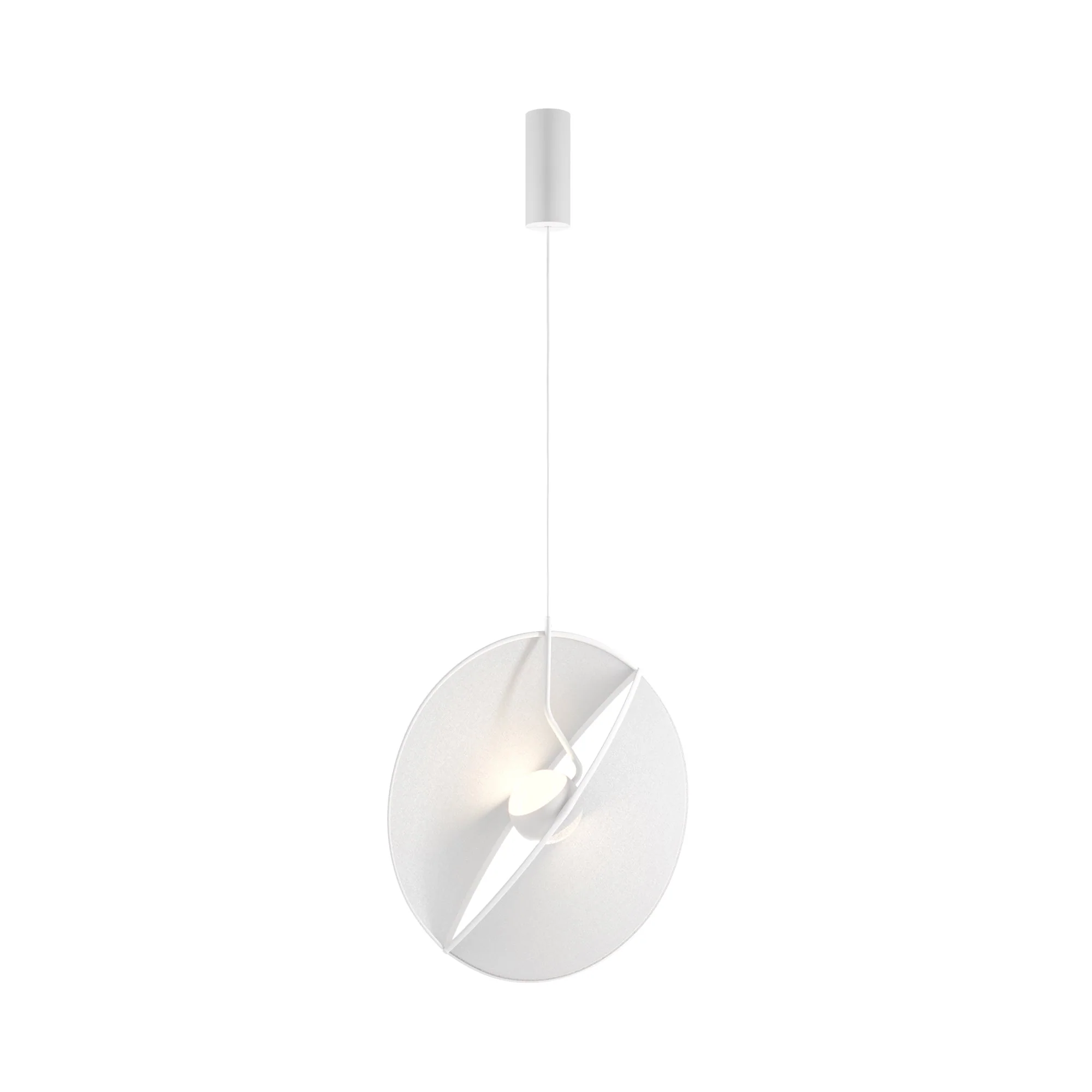 Reflex 2Lt LED Hanging Light - White Finish