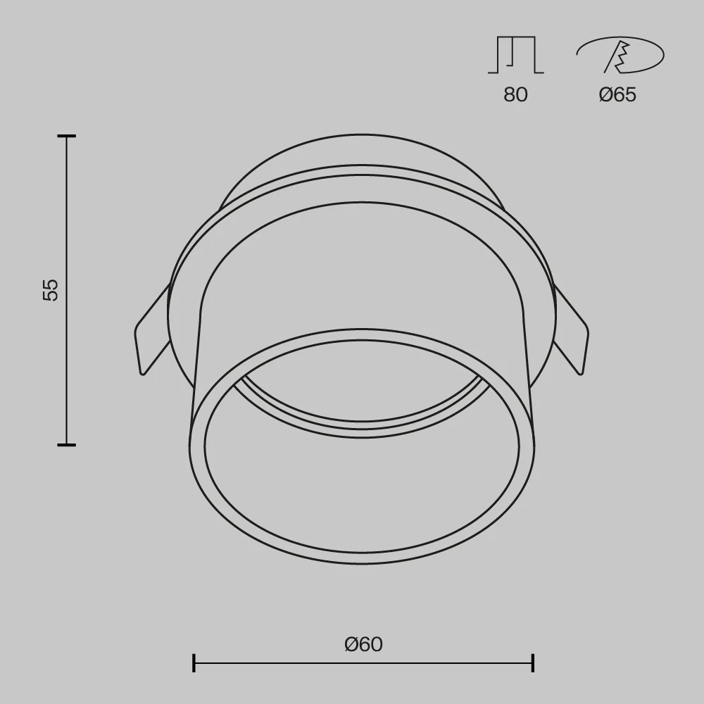 Reif Recessed Downlight- Various Finishes - Image 9