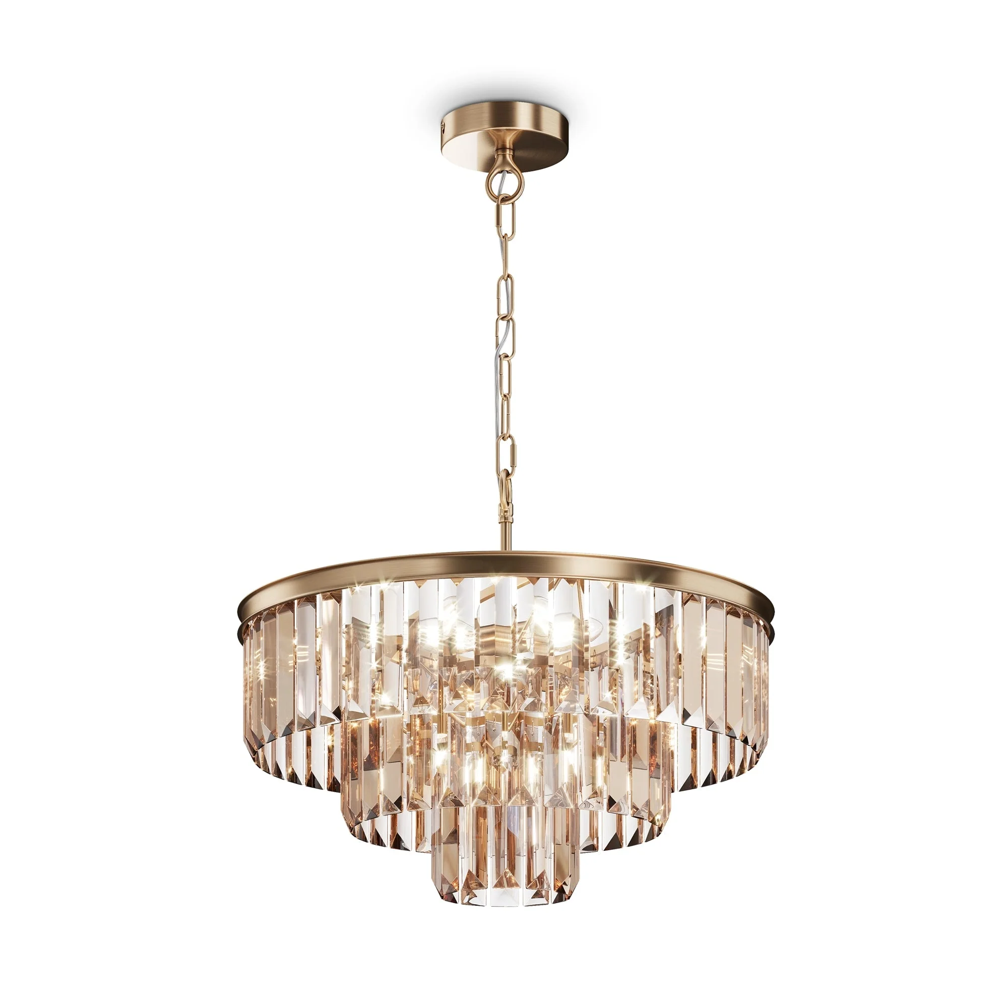 Revero 7/12Lt Centre Ceiling Light - Brass/Gold Finish - Image 17