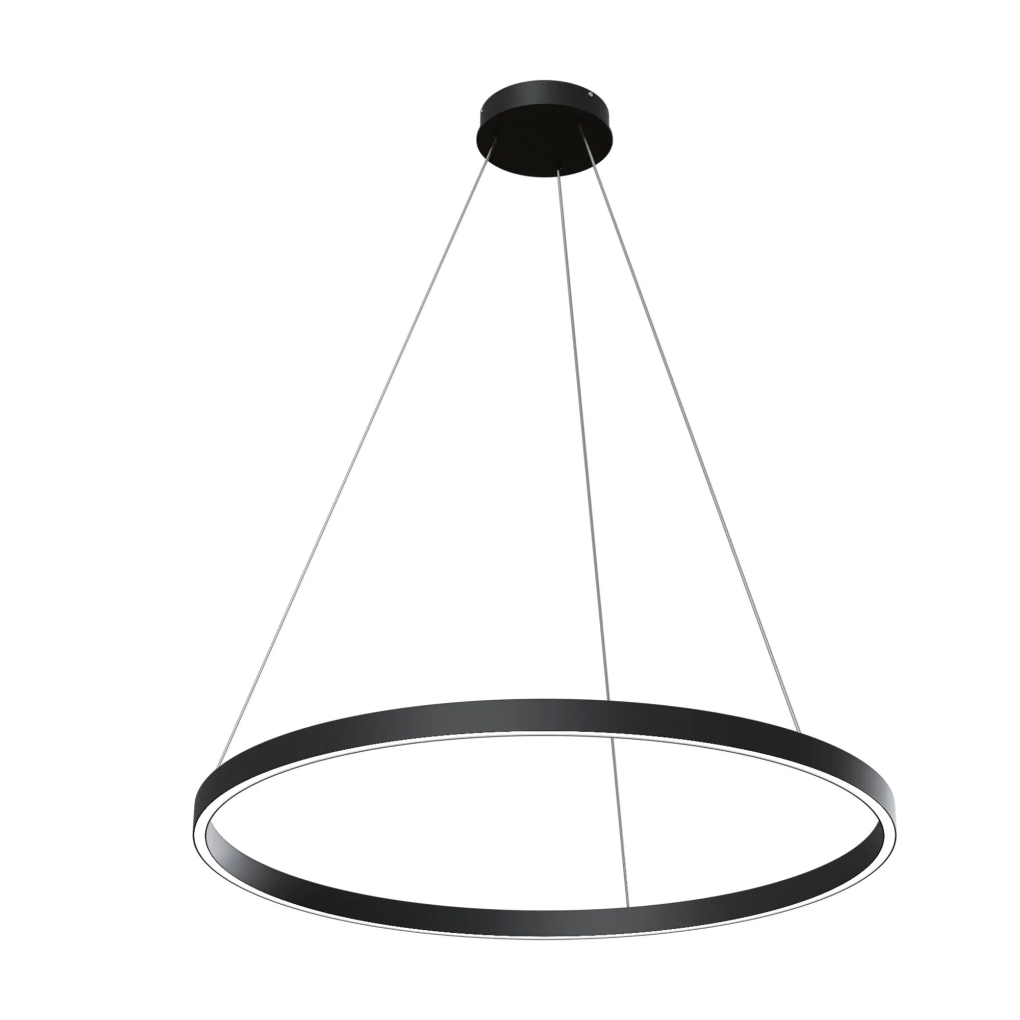 Rim 1 LED Pendant Ceiling Light - Black / Gold, Various Sizes - Image 2