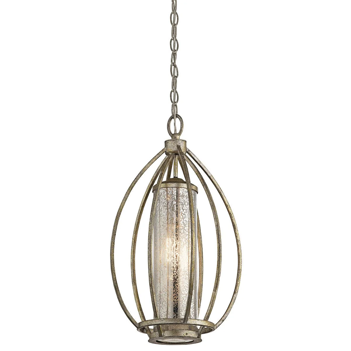 Rosalie 1lt Pendant Light - Sterling Gold Finish