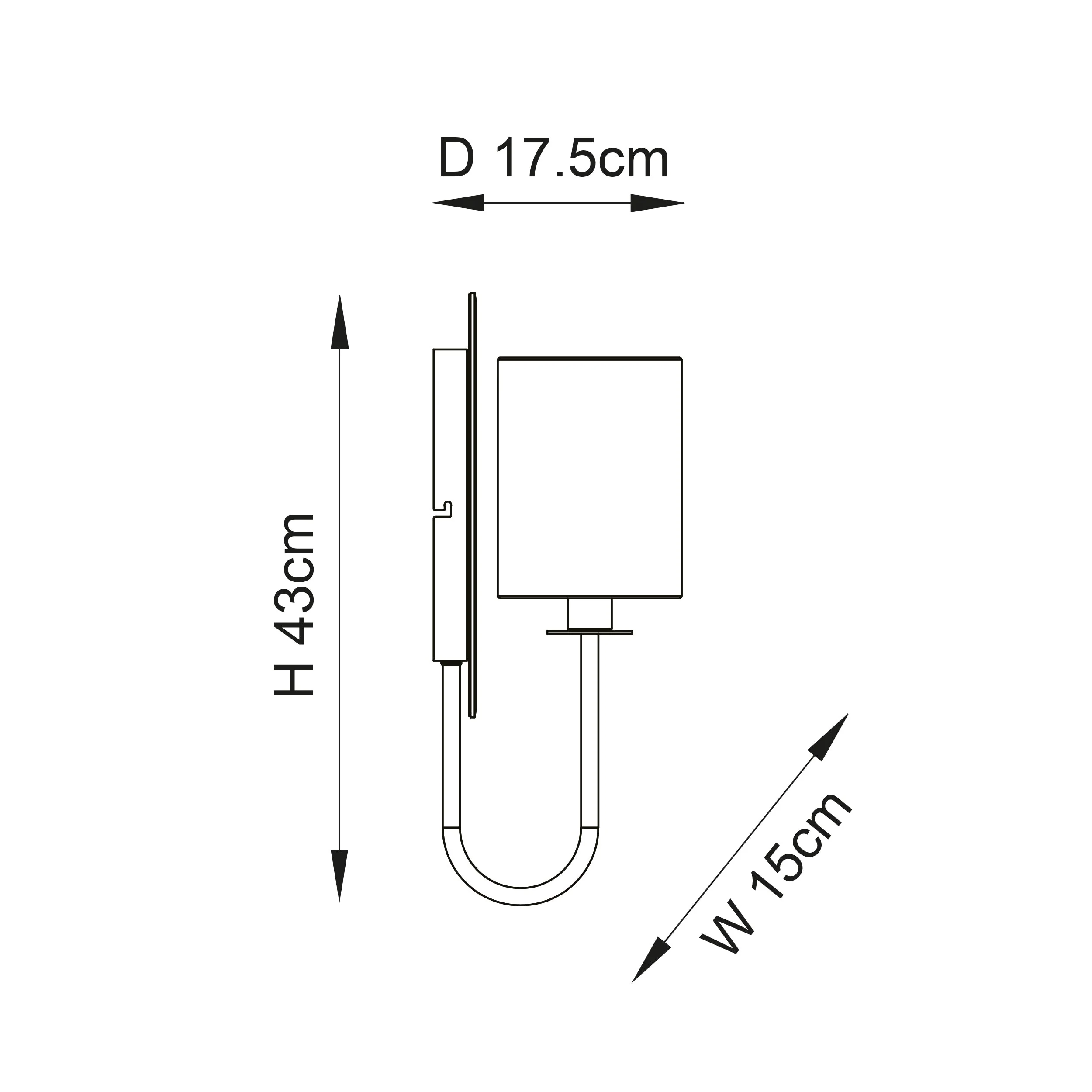 Sadie 1Lt Wall Light - Satin Brass / Bright Nickel - Image 3