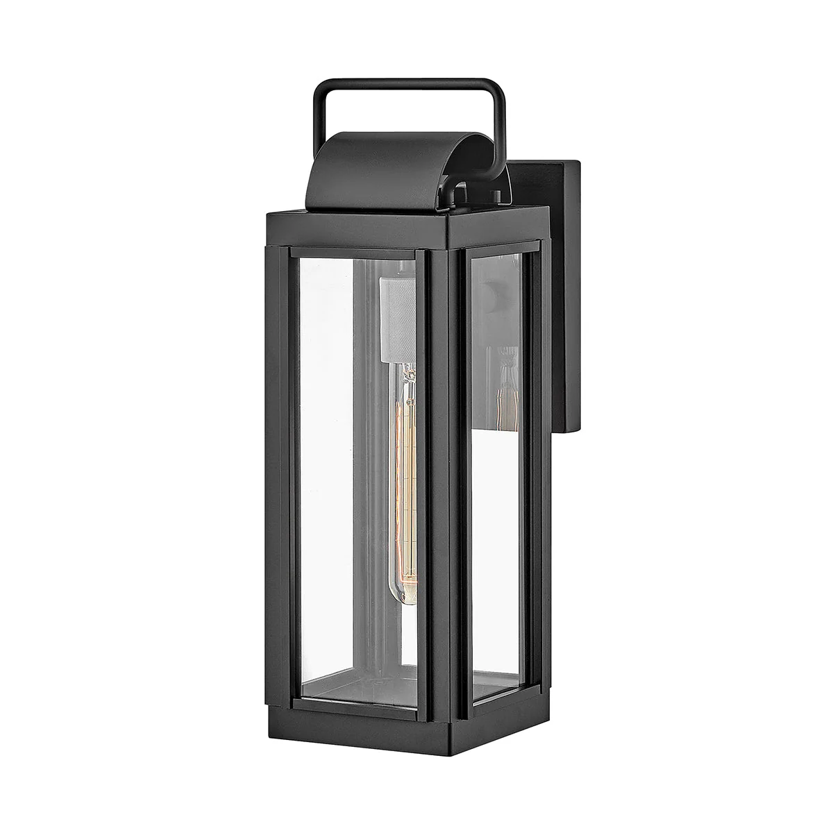 Sag Harbor Small/Medium Wall Lantern - Black/Bronze Finish