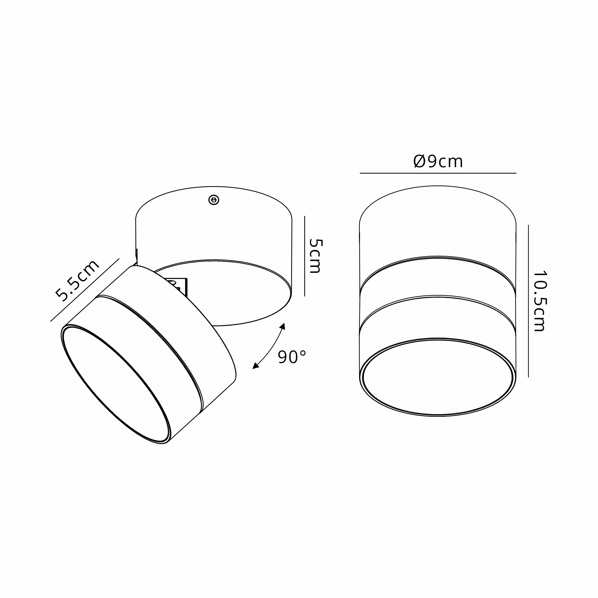 Saler Adjustable Outdoor Ceiling Spotlight/Wall Light- Various Finishes - Image 32