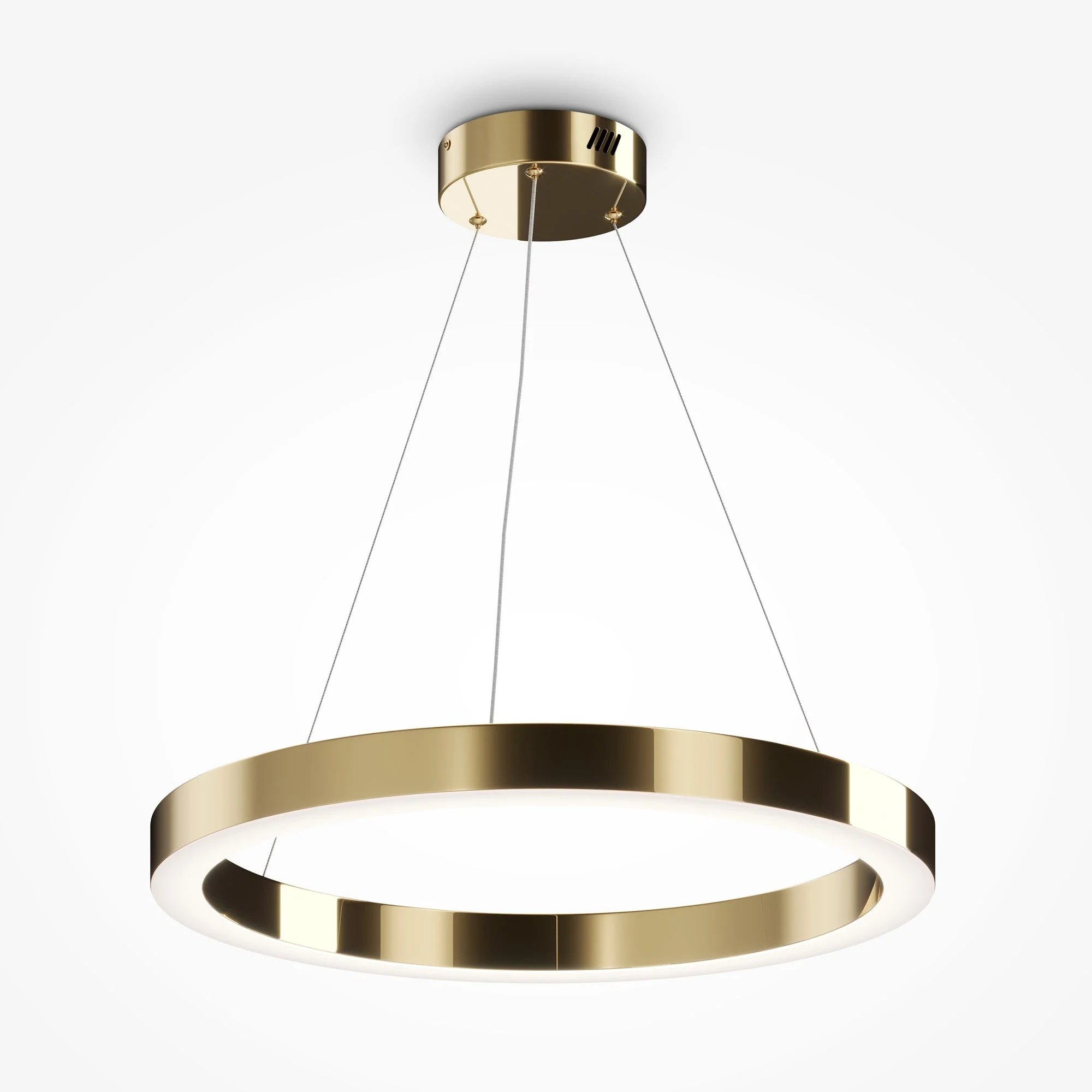 Saturno Small/Medium/Large LED Hanging Light - Brass Finish - Image 18