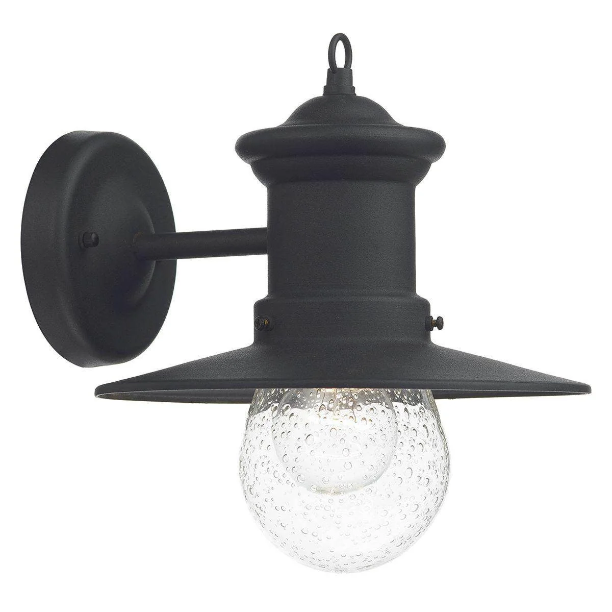Sedgewick 1Lt Outdoor Wall Light - Black/Bronze