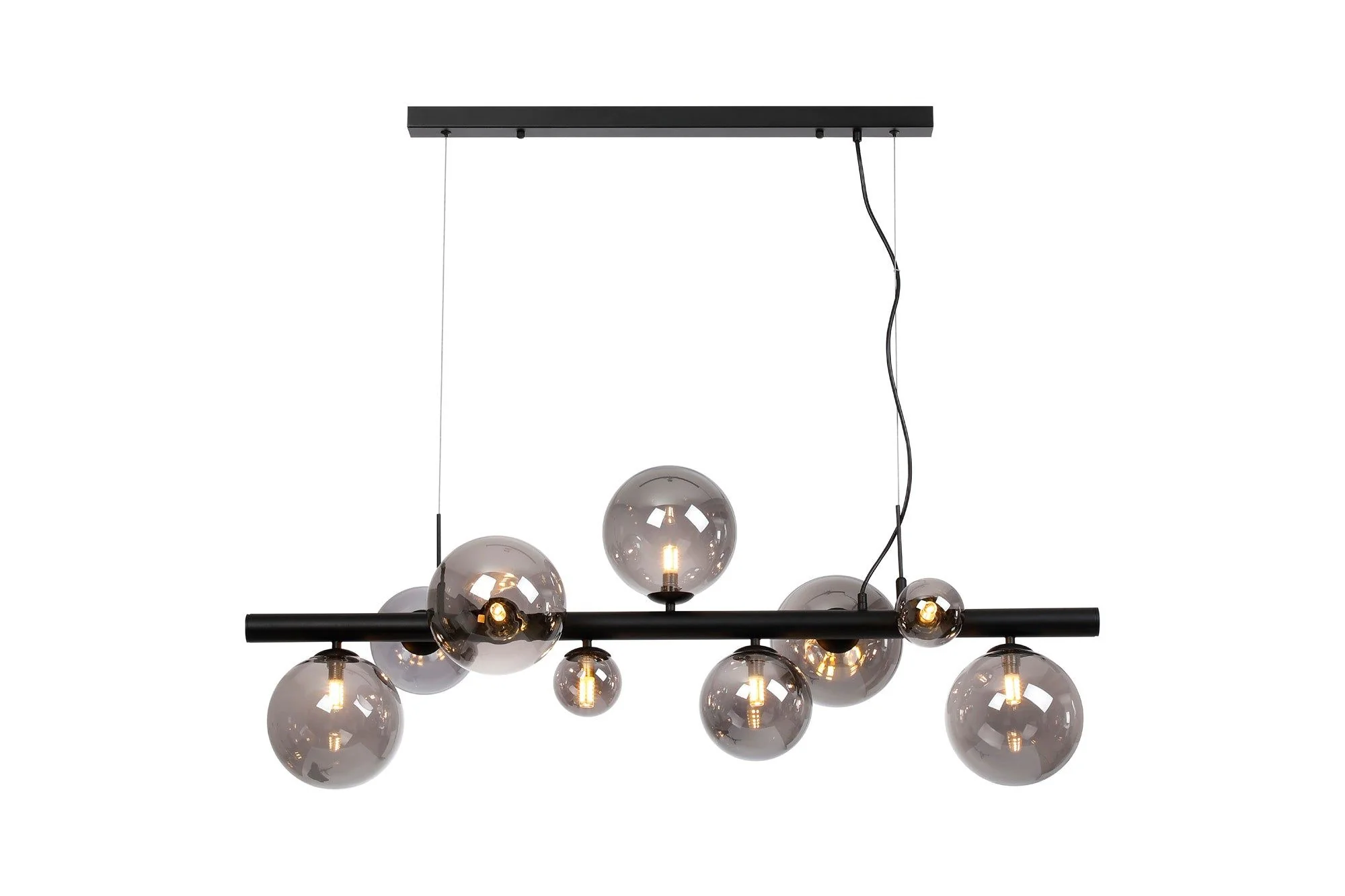 Seville 9 Lt Linear Pendant, Gold/Black/Nickel - Various Shade Finishes