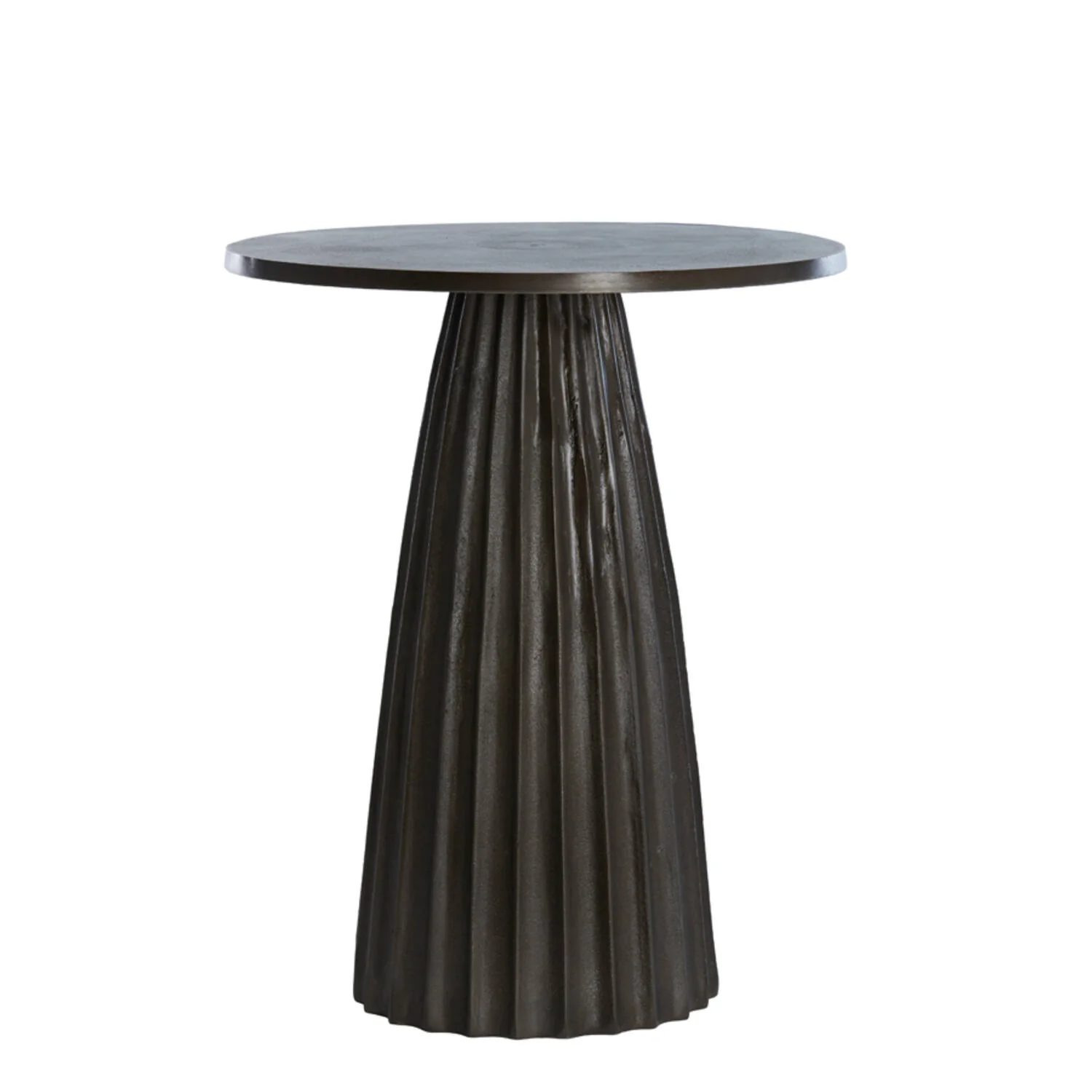Veglia Side Table- Matt Dark Brown