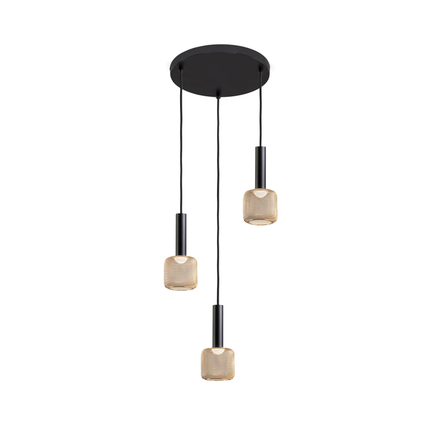 Sincro Cluster 3lt Matt Black/Gold-Finish
