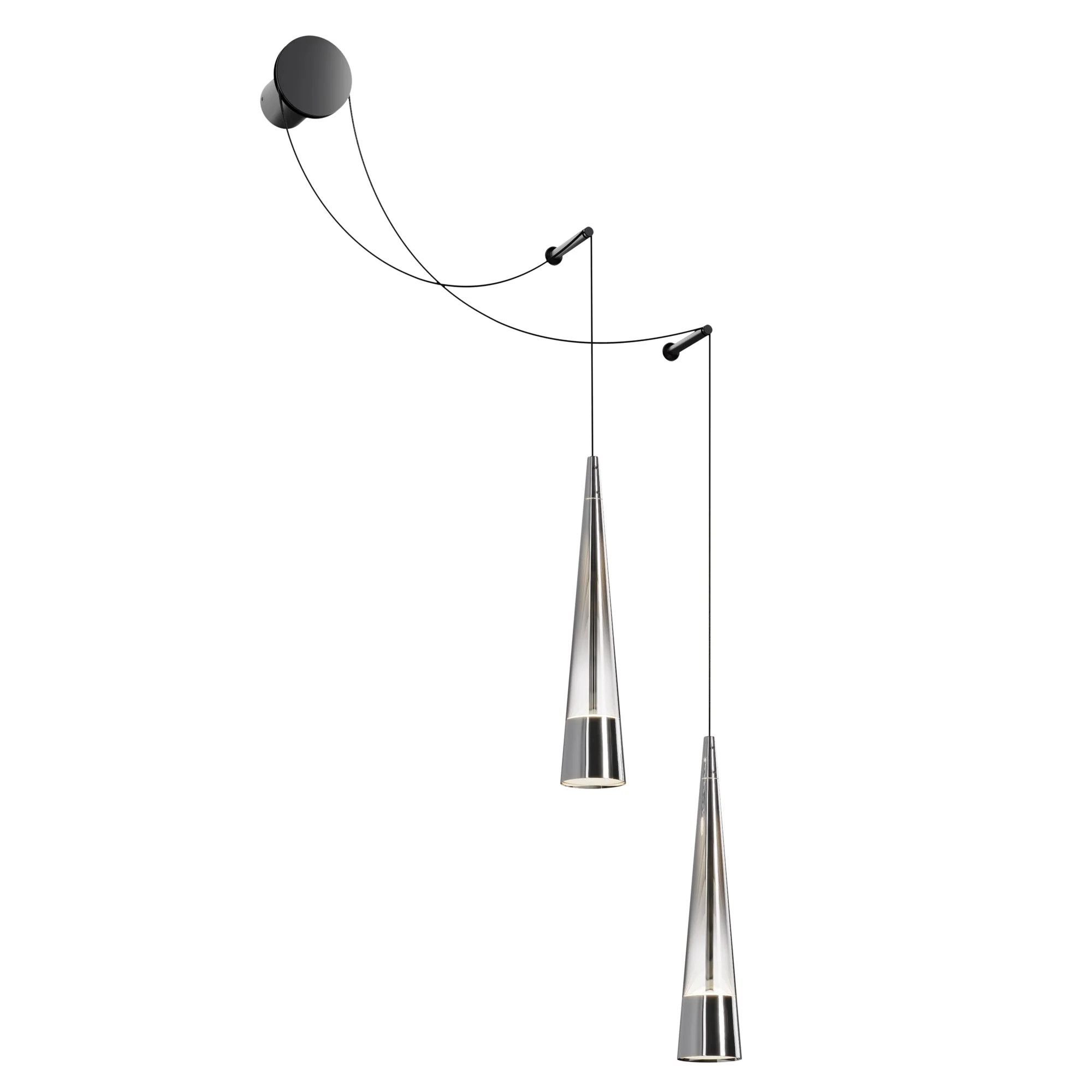 Sintesi Indoor LED Wall Light - Chrome Finish