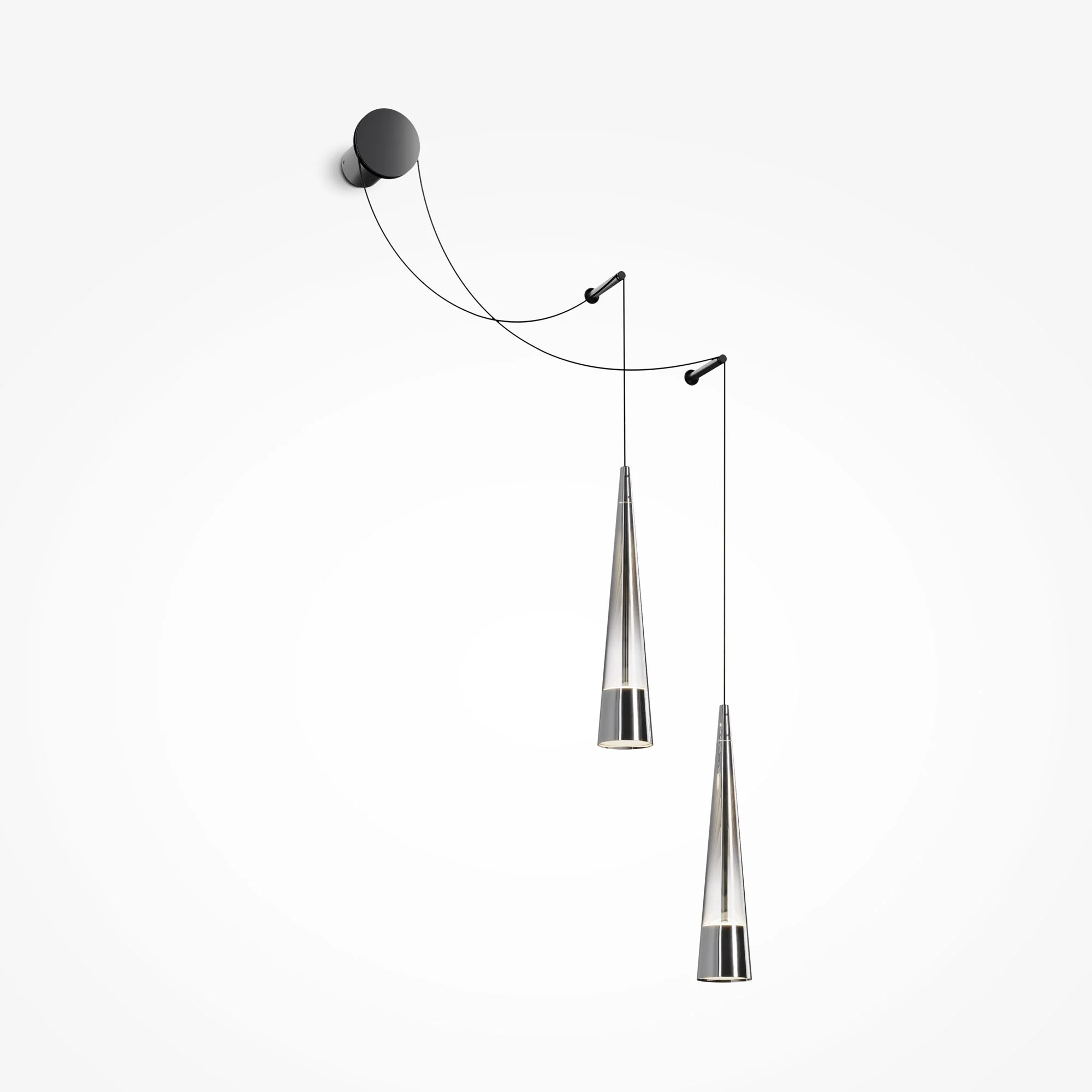 Sintesi Indoor LED Wall Light - Chrome Finish - Image 13